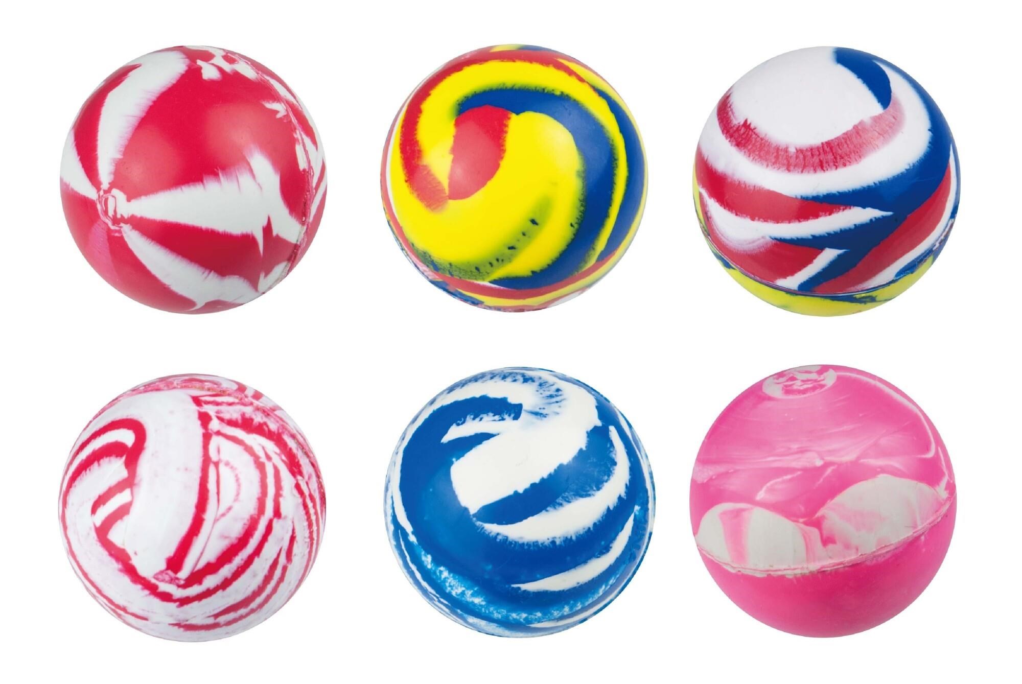 Happy Summer Bouncing Balls 3.5cm 6pcs - Fussball Und Ballspiele 301065