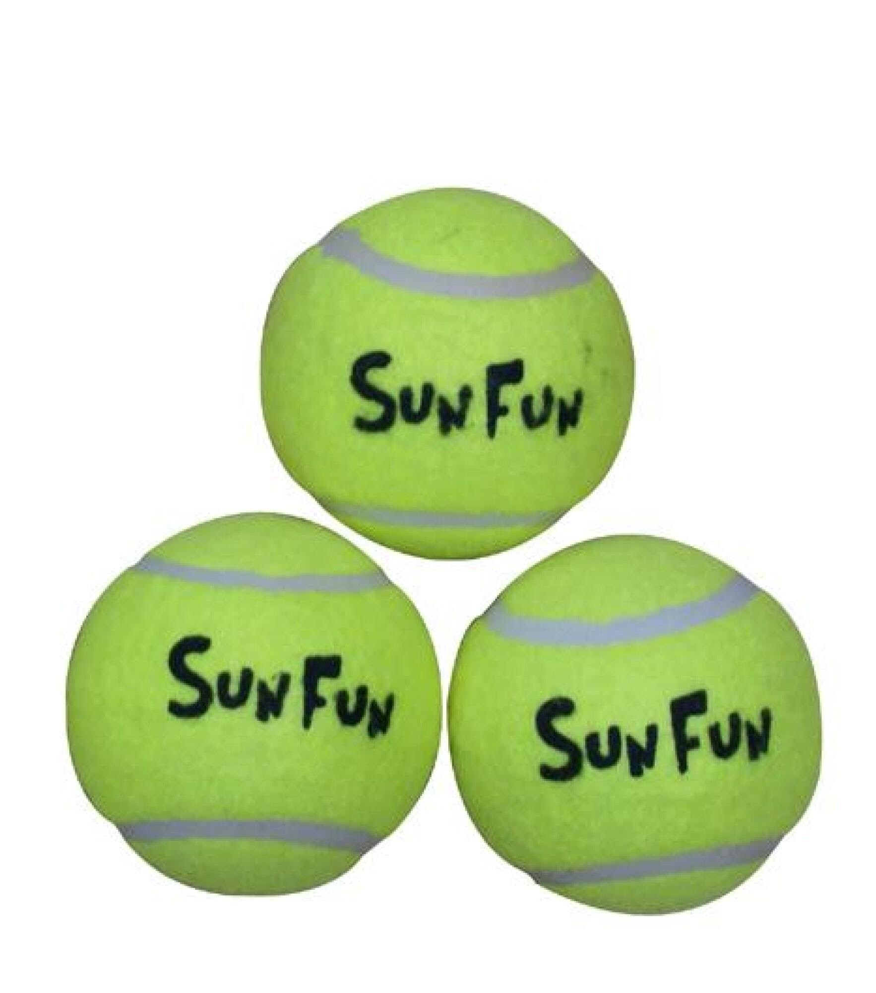 Happy Summer Tennis Ball 3-pack - Fussball Und Ballspiele 301070