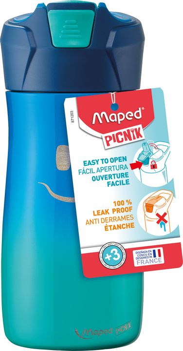 Maped Picnik Kids Collection Waterbottle Stainless Steel. 14.5 Oz/ 430 ml - Kuechenzubehoer