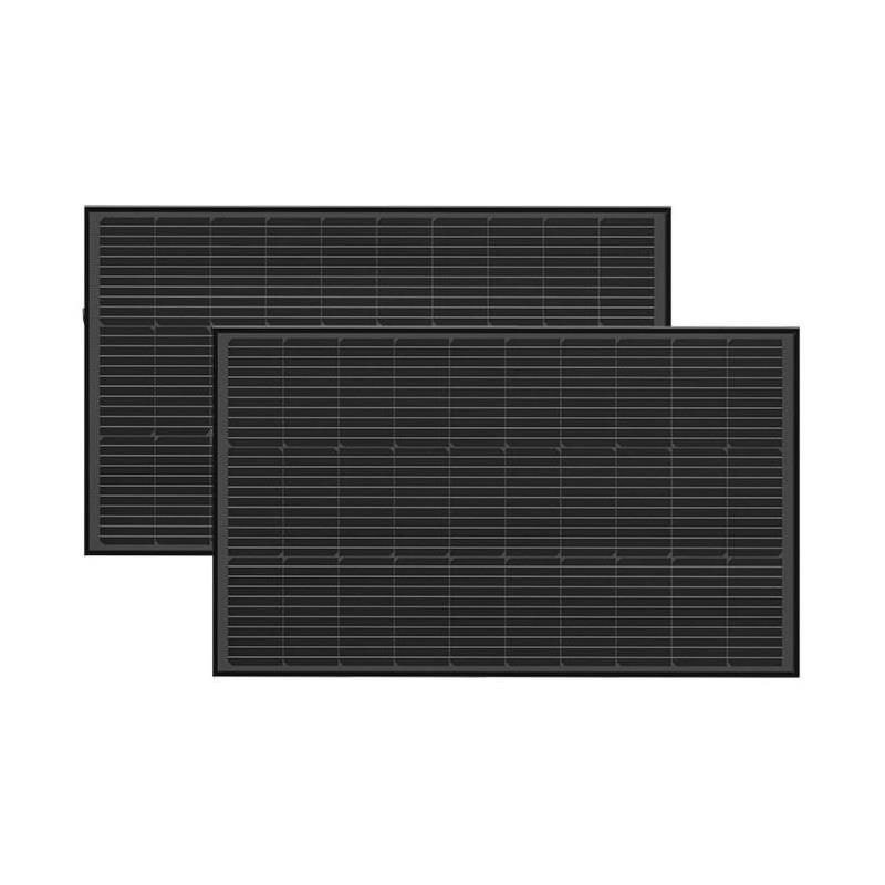 Ecoflow 2 × 100 W Rigid Solar Panel Combo + 2 Pairs of Mounting Feet - Kraftwerk