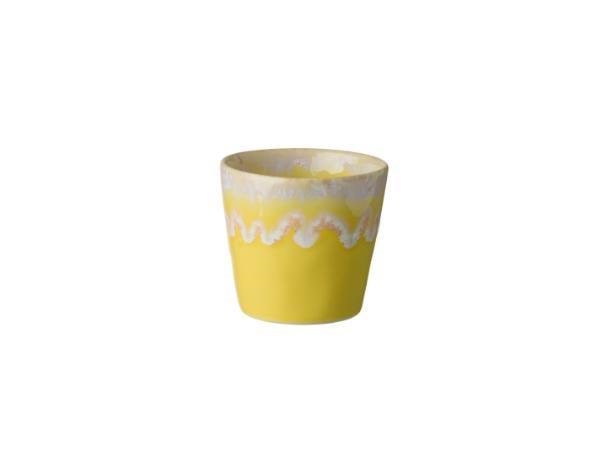 Costa Nova Espresso Cup Gres 10 cl 6.5 x 6 cm Yellow Ceramic - Kuechenzubehoer 21892