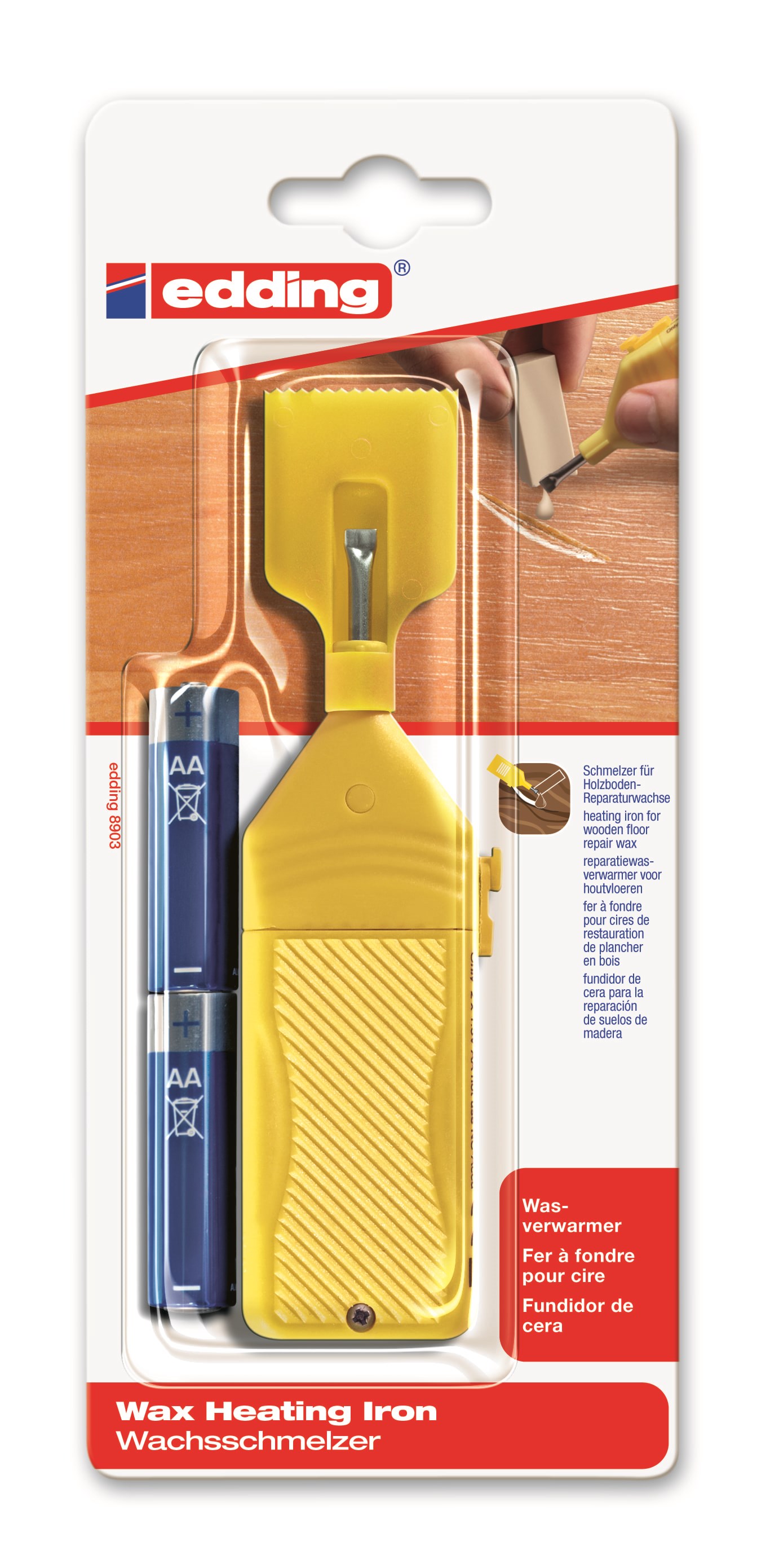 Edding E-8903 Heating Iron For Wooden Floor Repair Waxes - Haus Garten