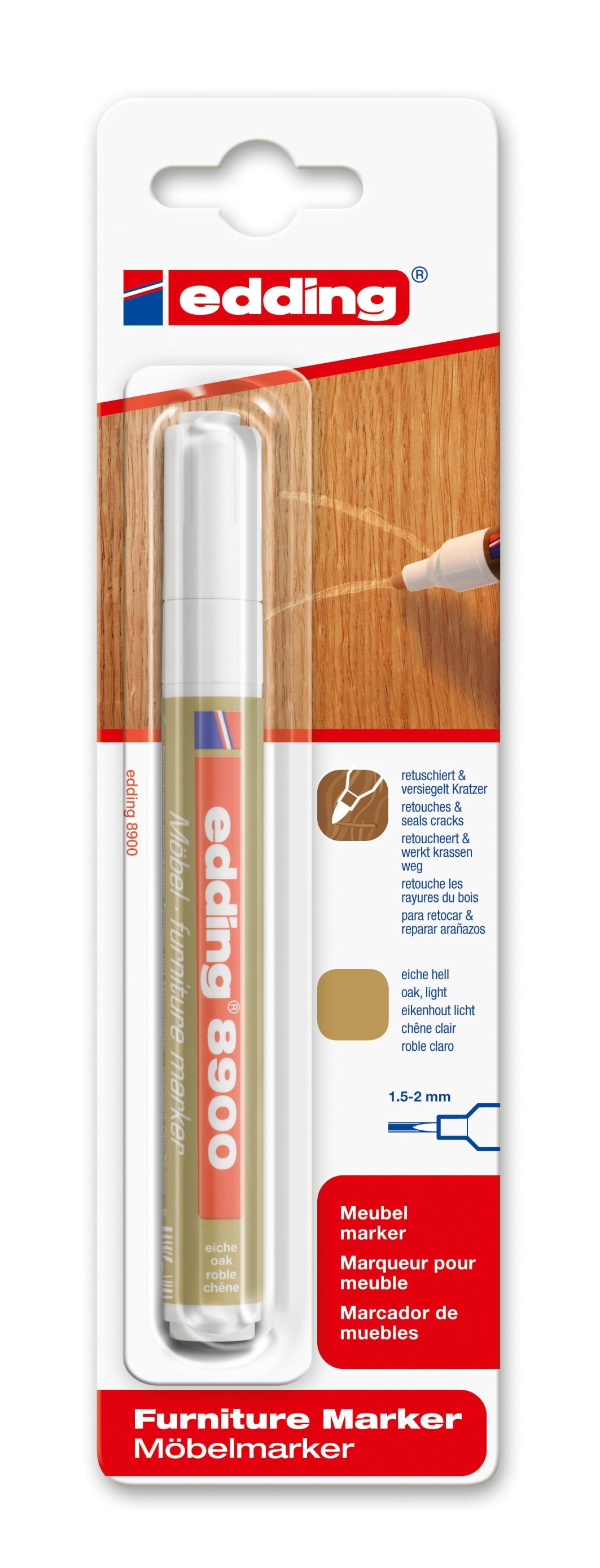 Edding E-8900 Furniture Marker Oak Light - Haus Garten