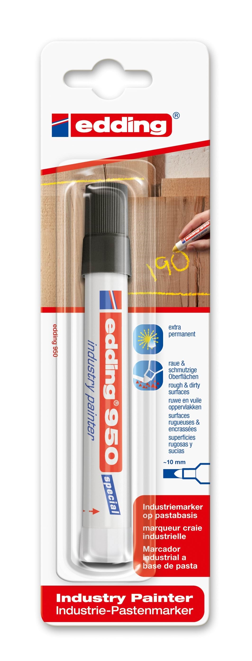 Edding E-950 Industry Painter Black - Utensilien Zum Schreiben Und Zeichnen