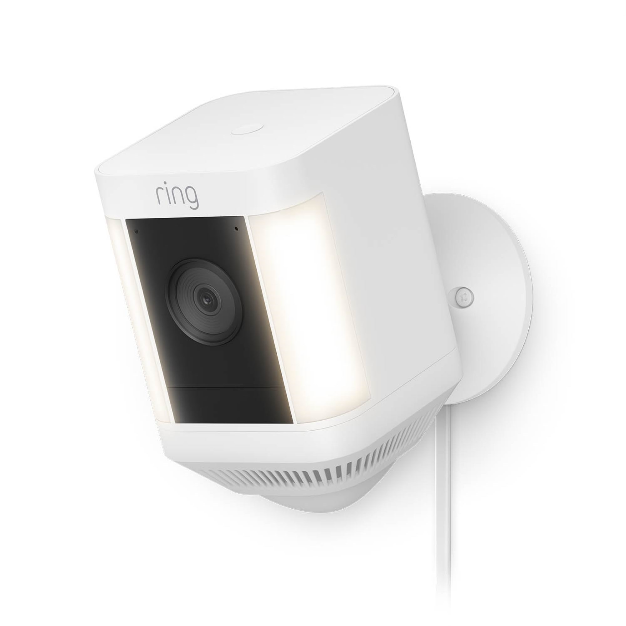 Ring Spotlight Cam Plus Plug-in - White - Smart Home 8sh1s2-weu0