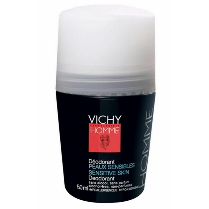 Vichy Homme Deo Roll On Sensitive Skin 48h - 50 Ml0 - Parfuem Und Duefte 6712753