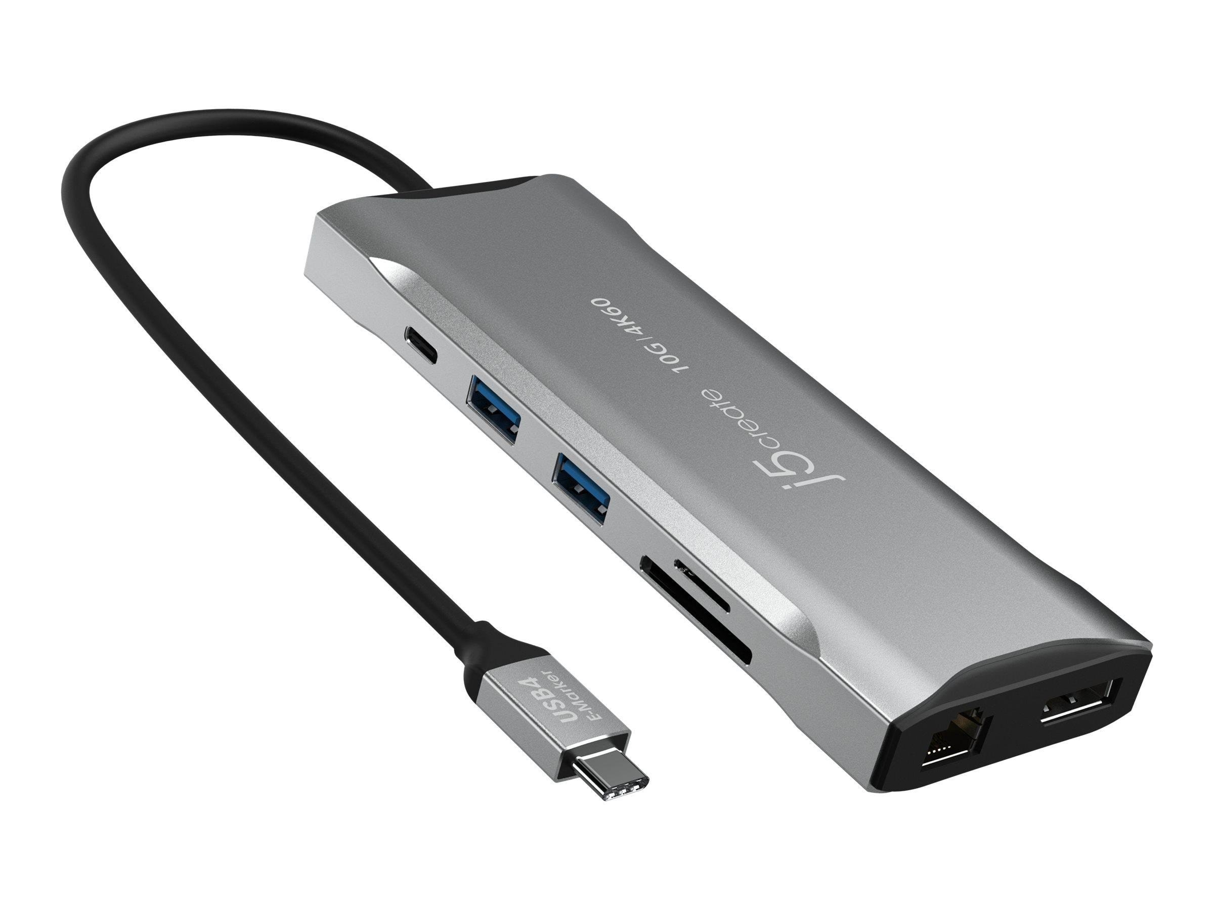 J5create 11-in-1 Usb-c Triple-monitor Dock (With Ethernet And 100w PD) - Dockingstationen
