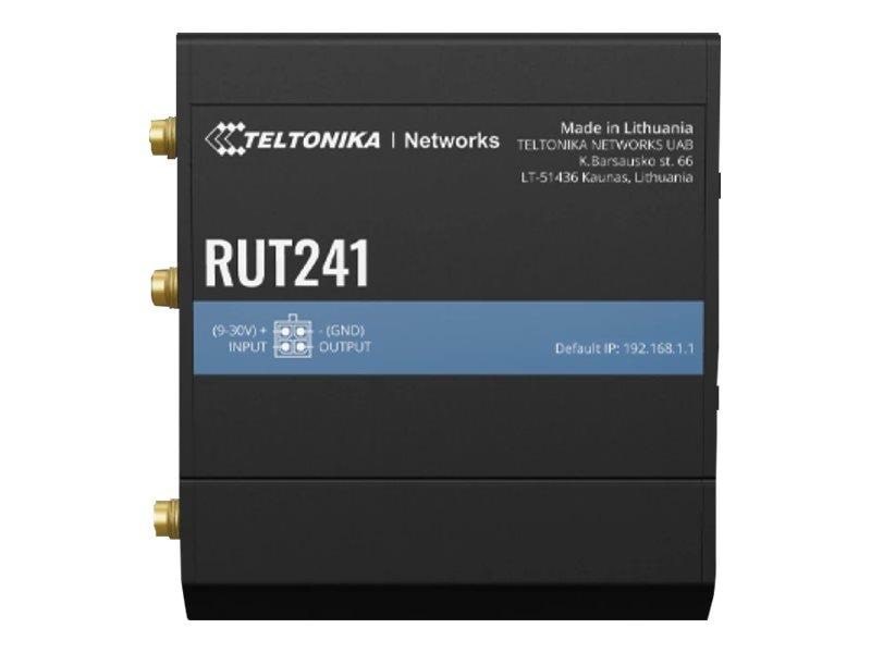 Teltonika Rut241 Industrial 4G Router (Rut241010000 / Standard Package With EU Psu) - Wireless Router N Standard - 802.11n - Wlan Router