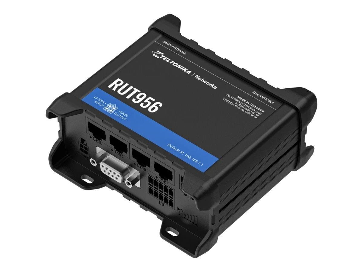 Teltonika Rut956 Industrial Cellular Router (Rut956200000 / Standard Package With EU Psu) - Wireless Router N Standard - 802.11n - Wlan Router