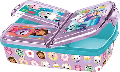Euromic Gabby's Dollhouse Multi Compartm Sandwich Box New - Schul Zubehoer 088808735-21220