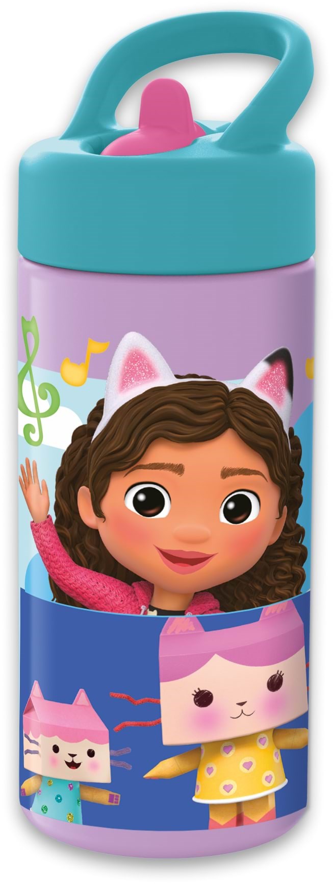 Euromic Gabby's Dollhouse Sipper Water Bottle 410ml - Schul Zubehoer 088808718-21231