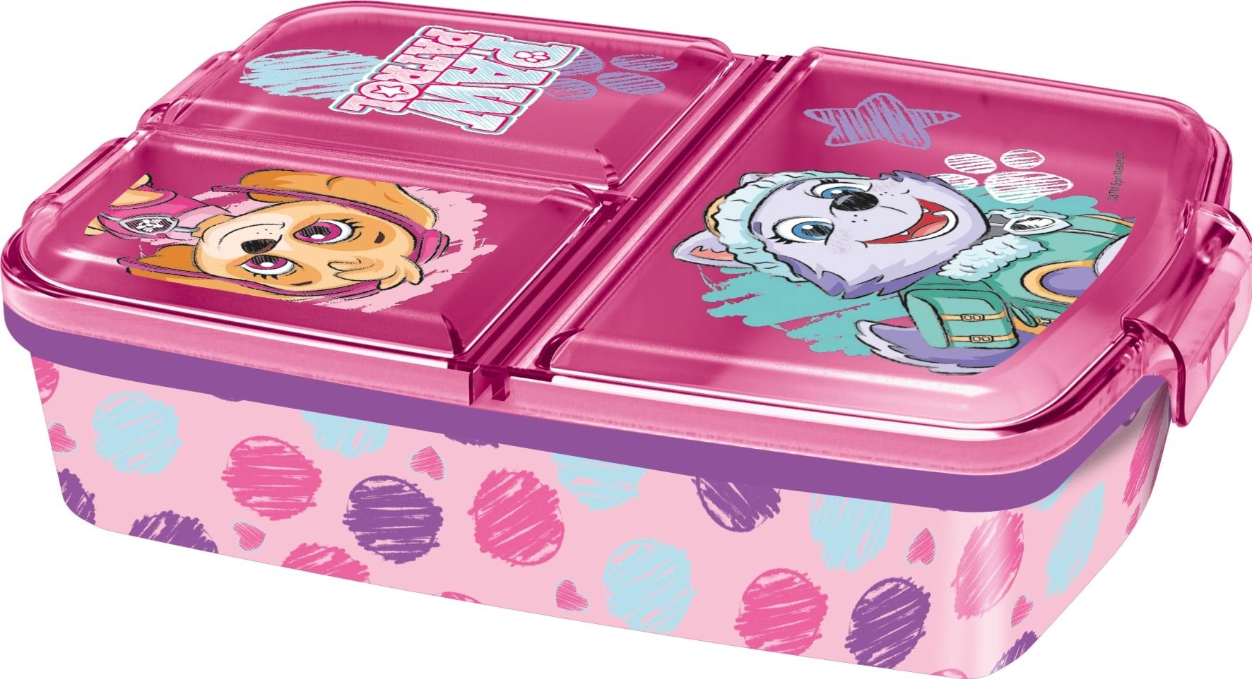 Euromic Paw Patrol Girl Multi Compartm. Sandwich Box New - Schul Zubehoer 088808735-74520