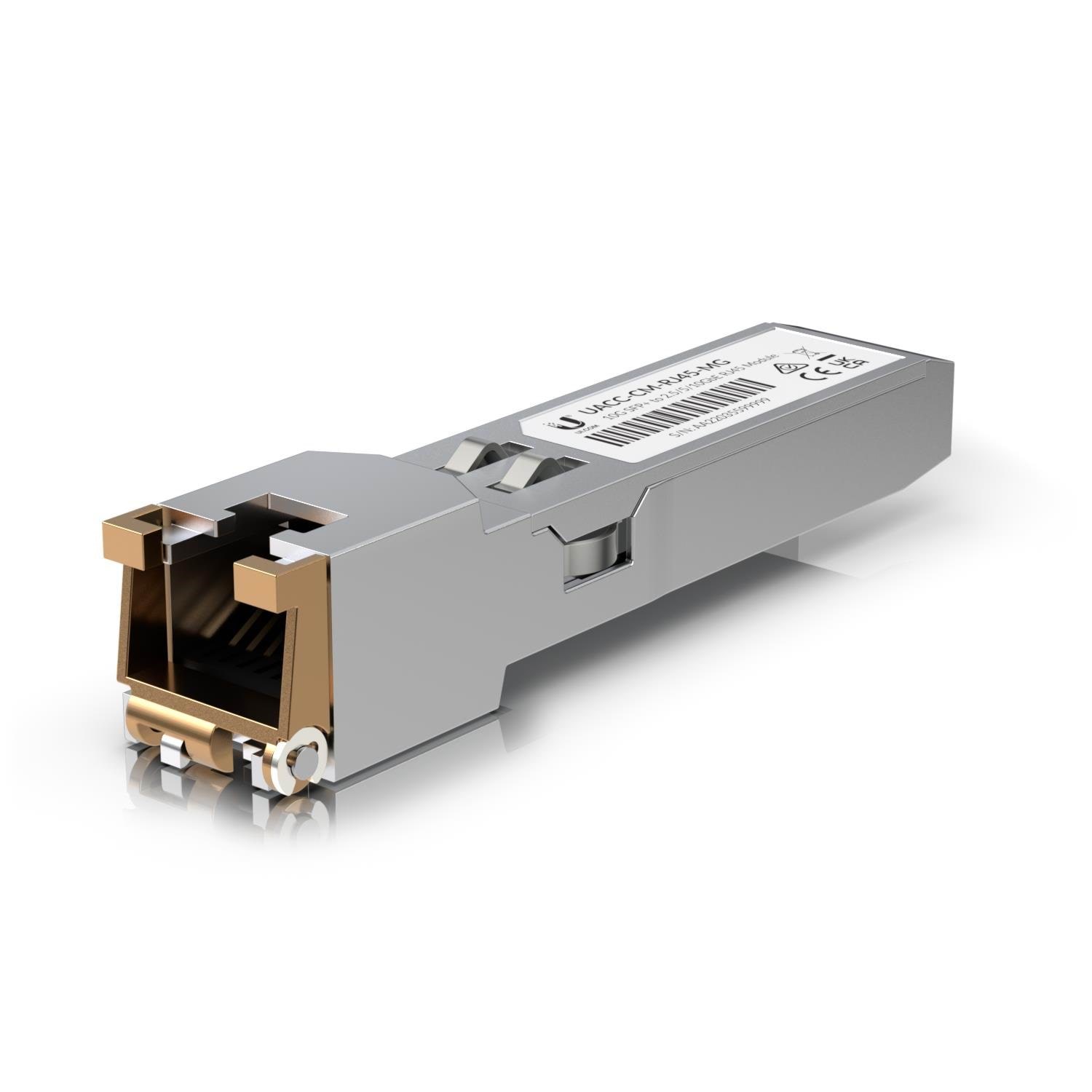 Ubiquiti Uacc-cm-rj45-mg 10g Sfp+ to 10/5/2.5gbe Rj45 Module - Repeater Transceiver