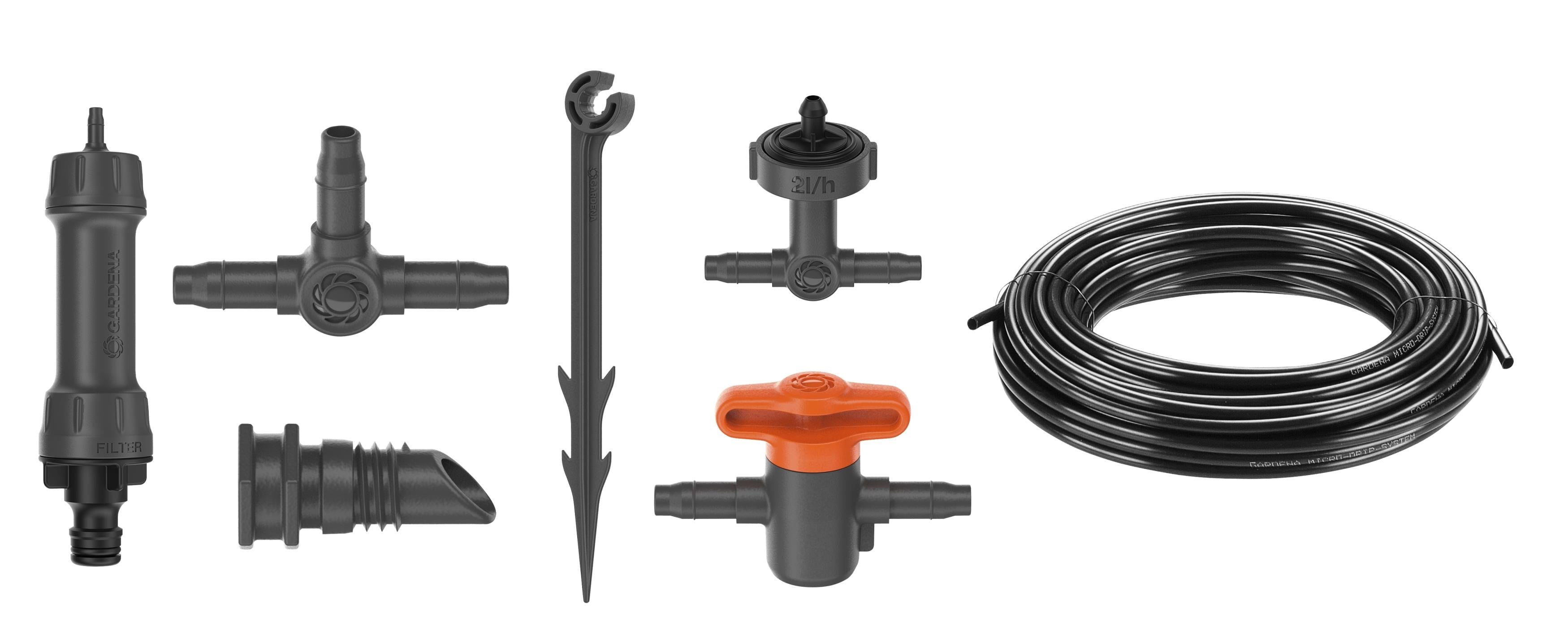 Gardena Tropfbewässerung Set Balkon (15 Pflanzen) - Gartenbewaesserung