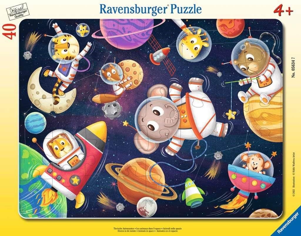 Ravensburger Animal Astronauts 40p 2D Puzzles