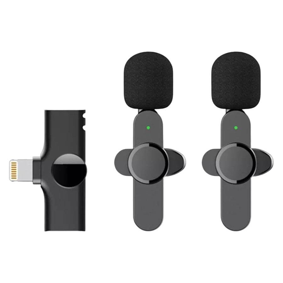 Lippa Dual Wireless Lavalier Microphone With Lightning Connector - Handys Anderes Zubehoer Lpk52-l