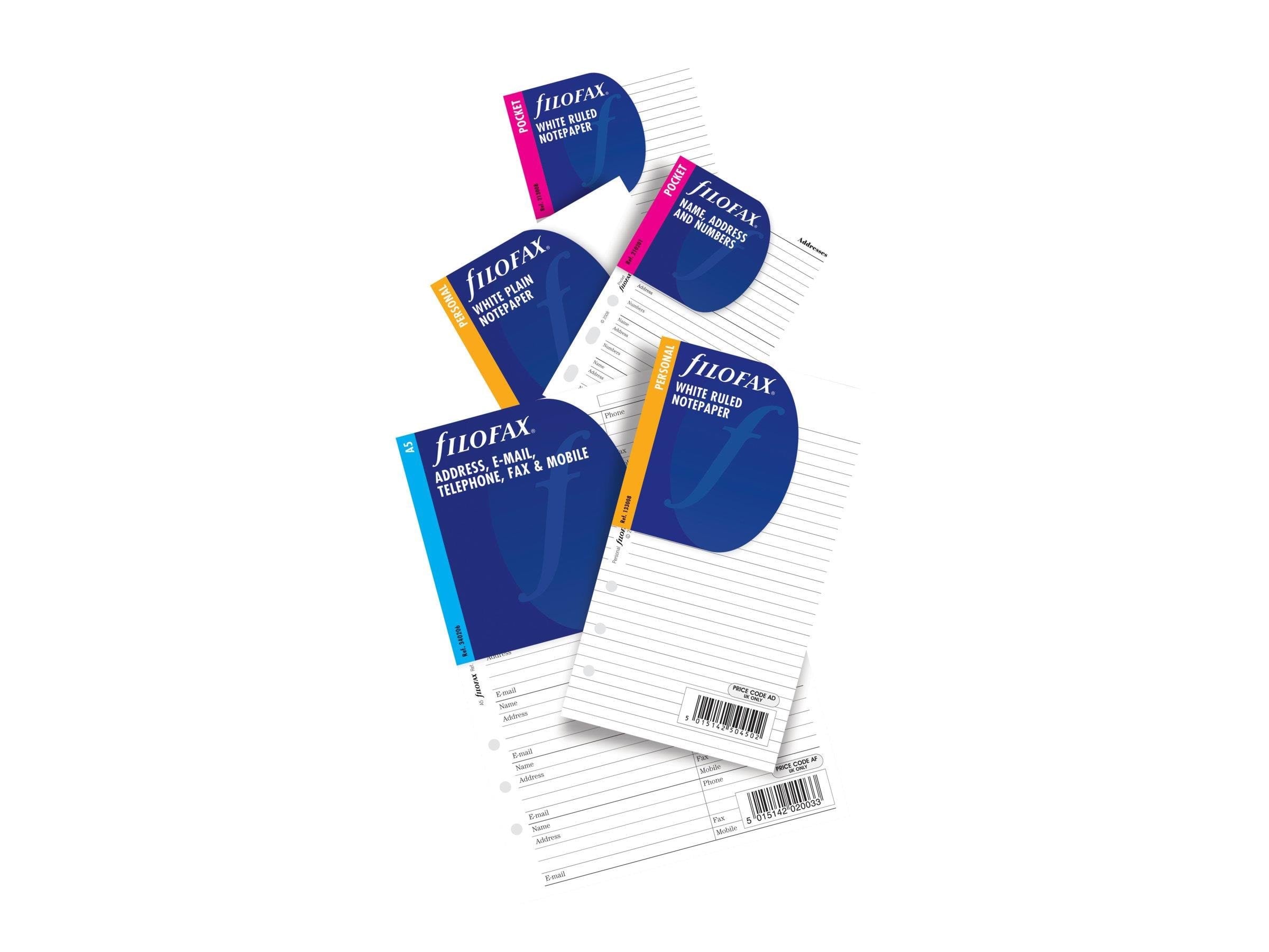 Filofax Personal - Bloecke Formulare Und Notizbuecher