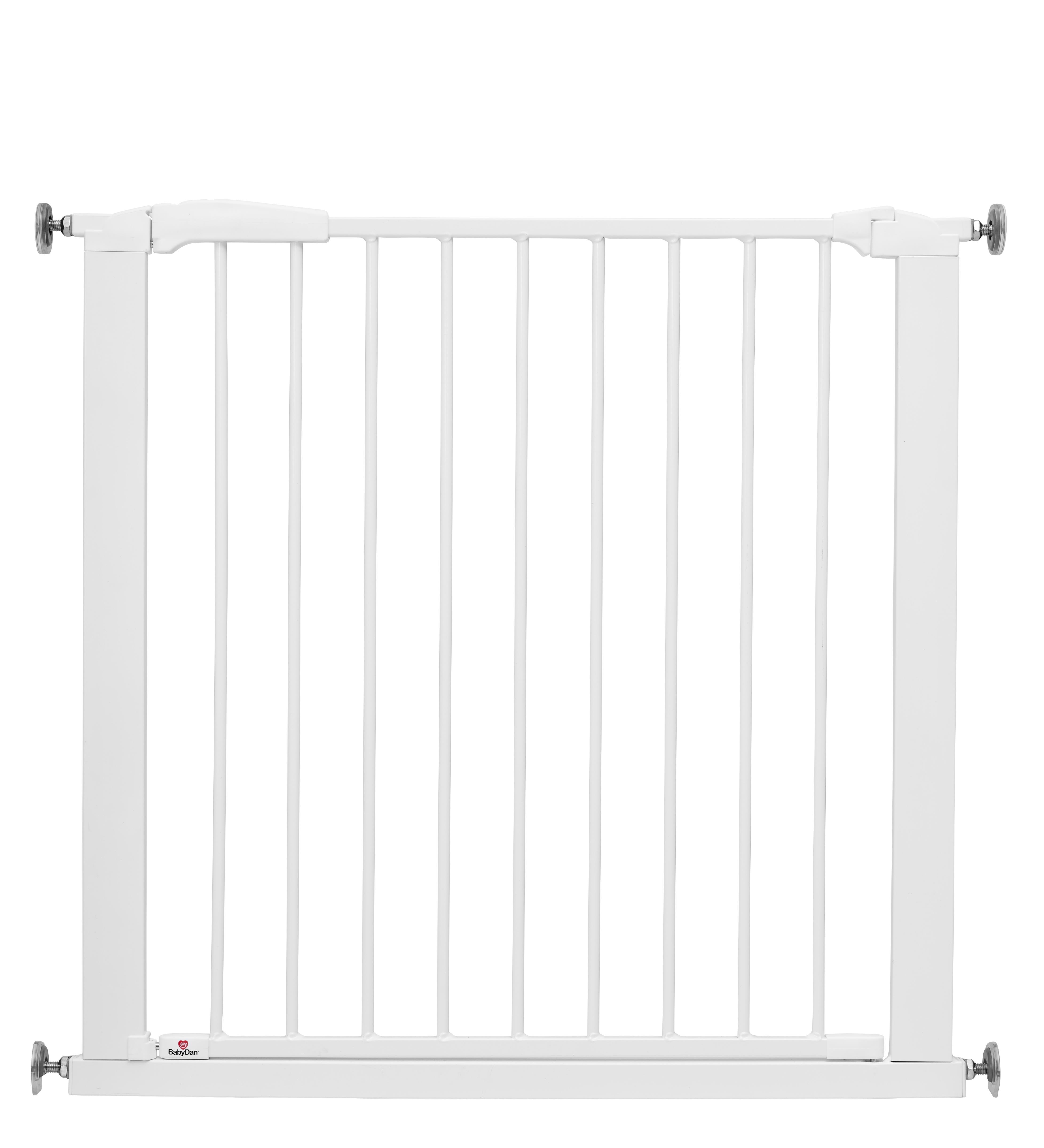 Babydan Perfect Close Safety Gate White 77.3-83.5 cm - Babypflege