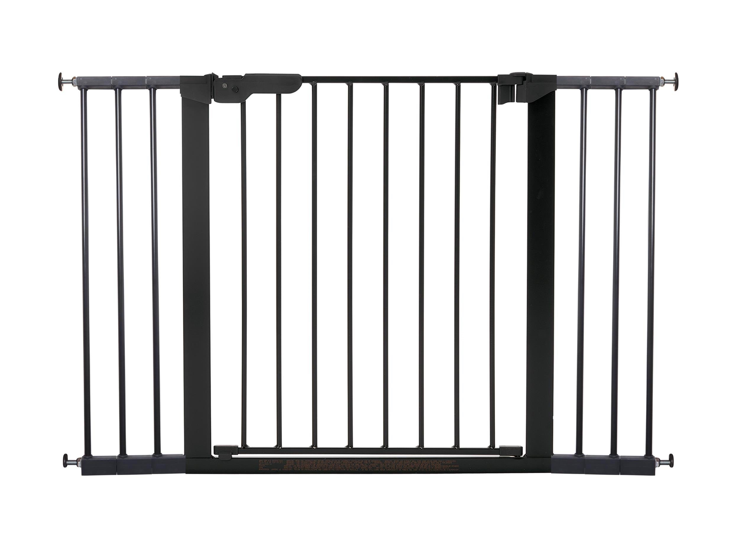 Babydan Premier Safety Gate With 6 Extensions Black 112-119.3 cm - Babypflege 60116-2696-01