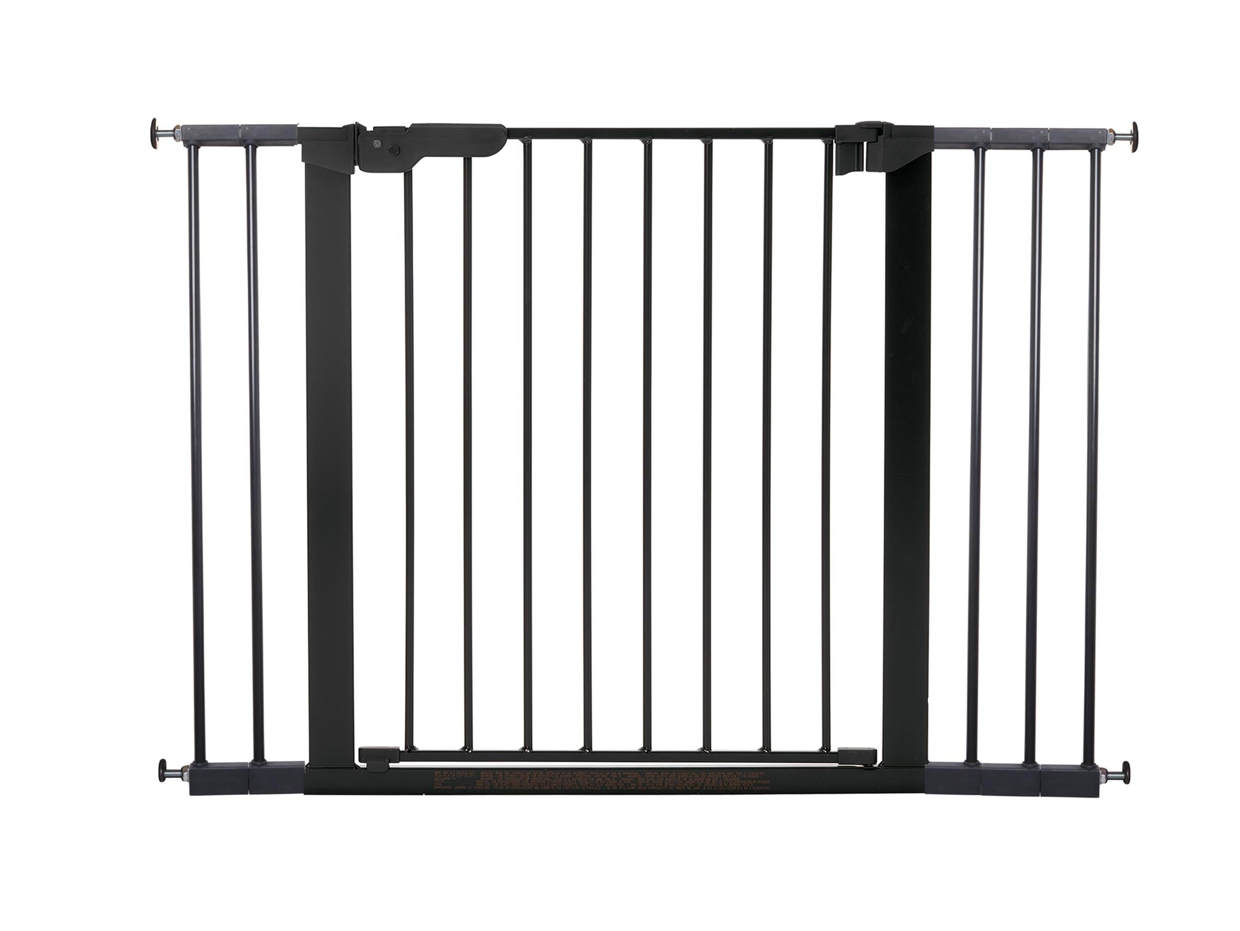 Babydan Premier Safety Gate With 5 Extensions Black 105.5-112.8 cm - Babypflege