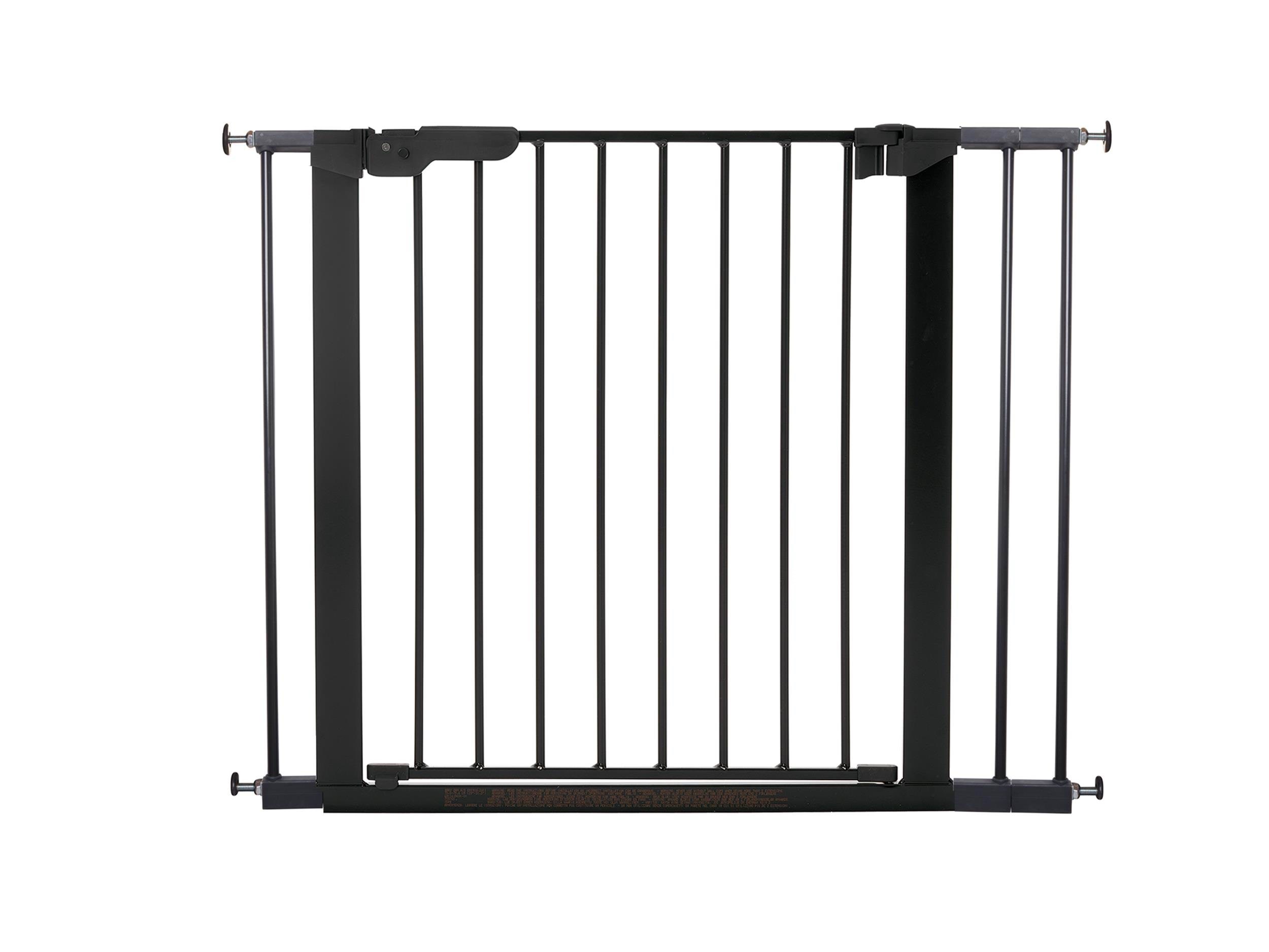 Babydan Premier Safety Gate With 3 Extensions Black 92.5-99.8 cm - Babypflege 60116-2693-01