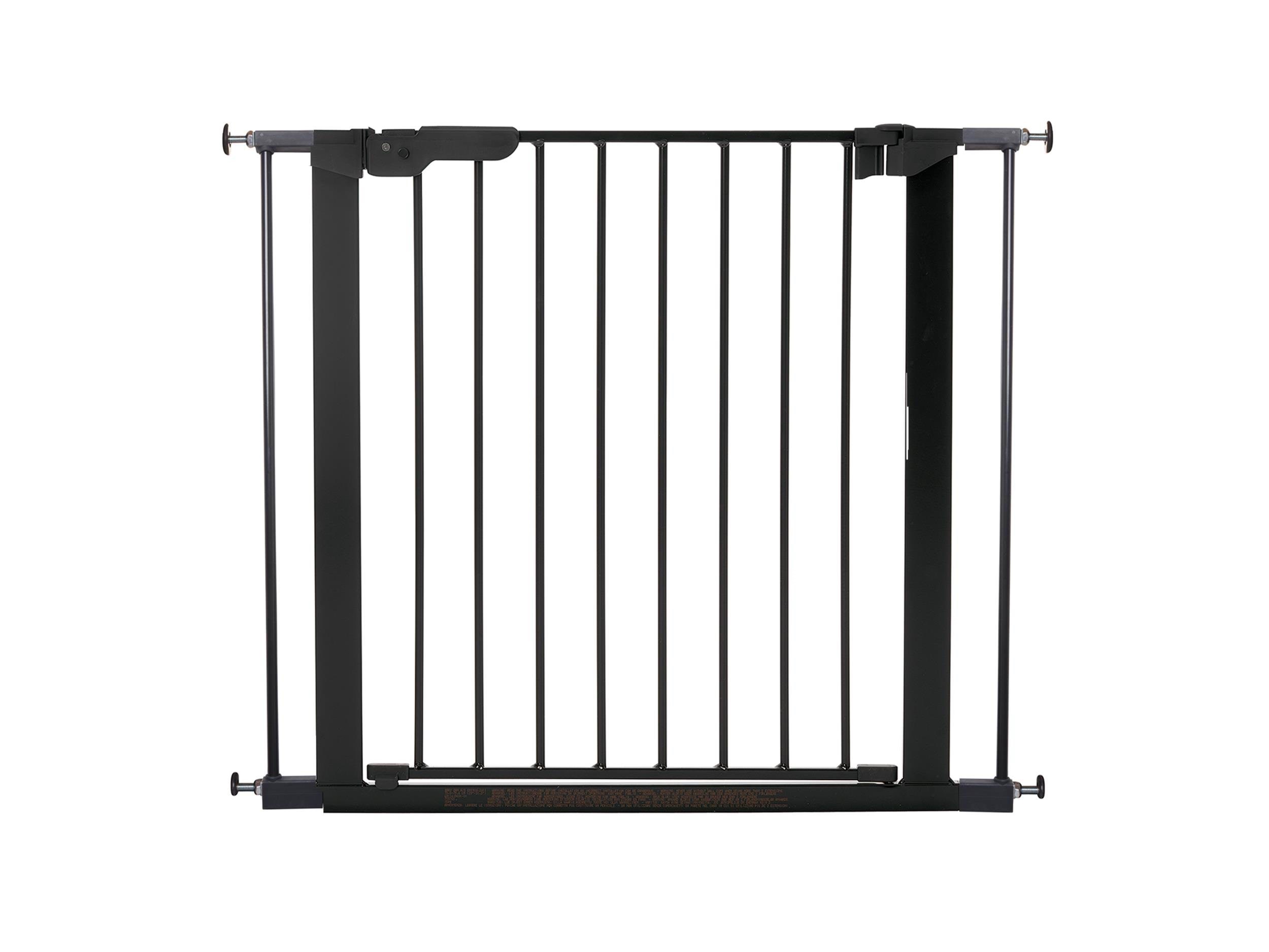 Babydan Premier Safety Gate With 2 Extensions Black 86-93.3 cm - Babypflege 500908