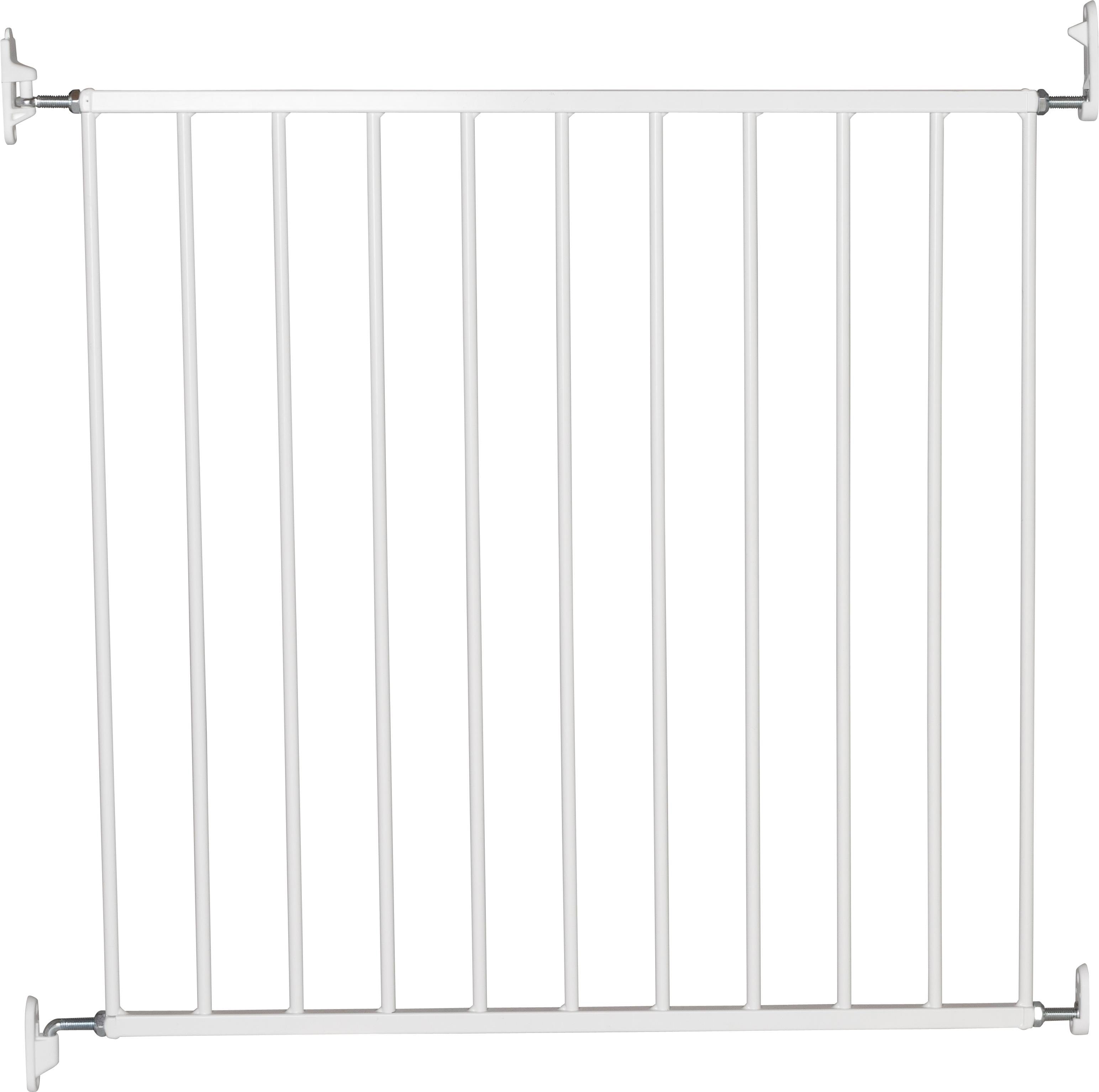 Babydan No Trip Safety Gate Metal 78 Cm/30" White 72-78.5 cm - Babypflege 500789