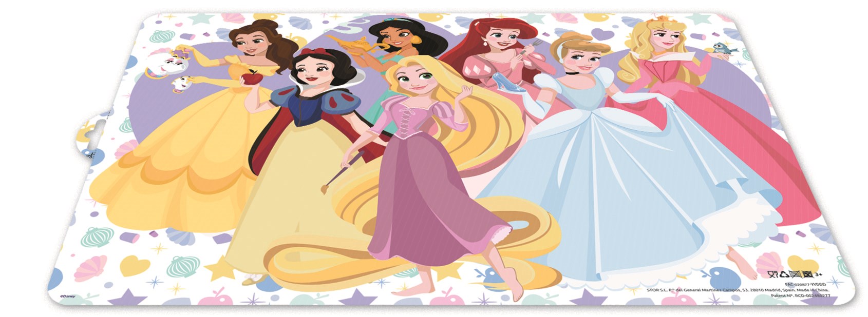 Euromic Disney Princess Place Mat PP 43 x 28 cm - Kuechenzubehoer