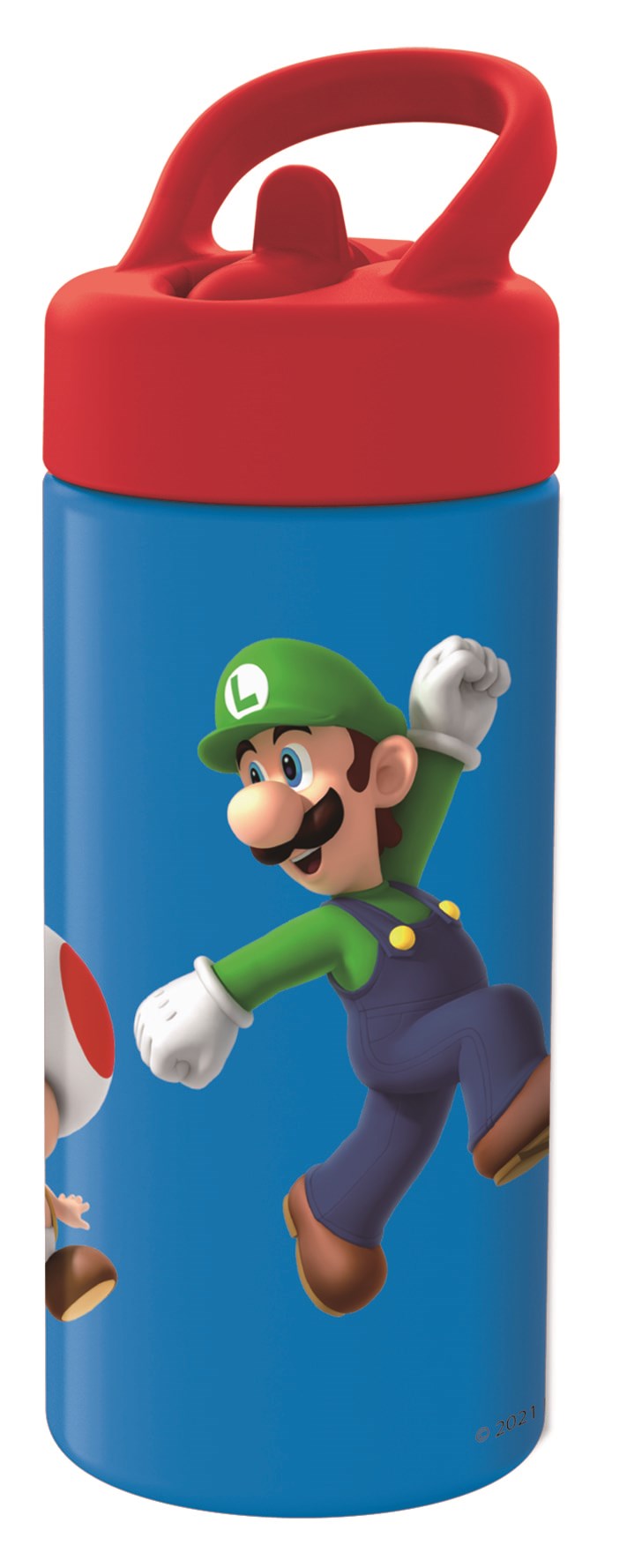 Euromic Super Mario Sipper Water Bottle 410ml - Schul Zubehoer 8412497214013