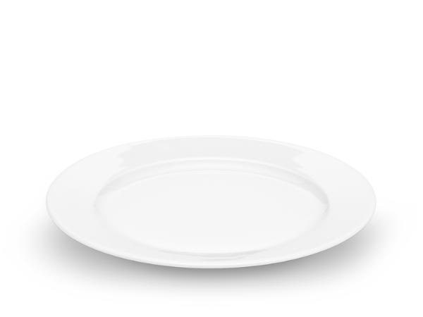 Pillivuyt Plate Flat Sancerre 24 cm White - Tischgedeck