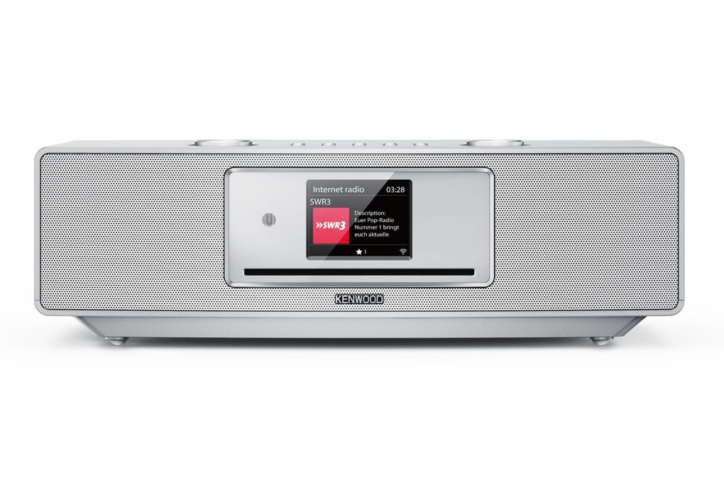 Kenwood Cr-st700scd-s Minianlæg Med Dab+/Internetr - Dab/dab+/Am/fm - Silber - Dab Netzwerk Und Radiowecker
