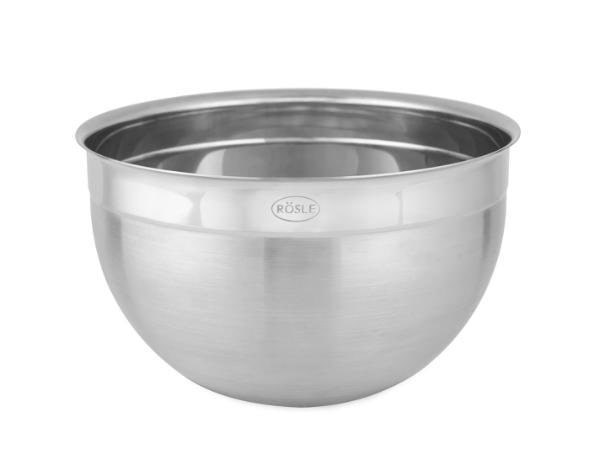 Rösle Mixing Bowl 8.5 Litres 28 x 17.2 cm Steel - Kuechenzubehoer