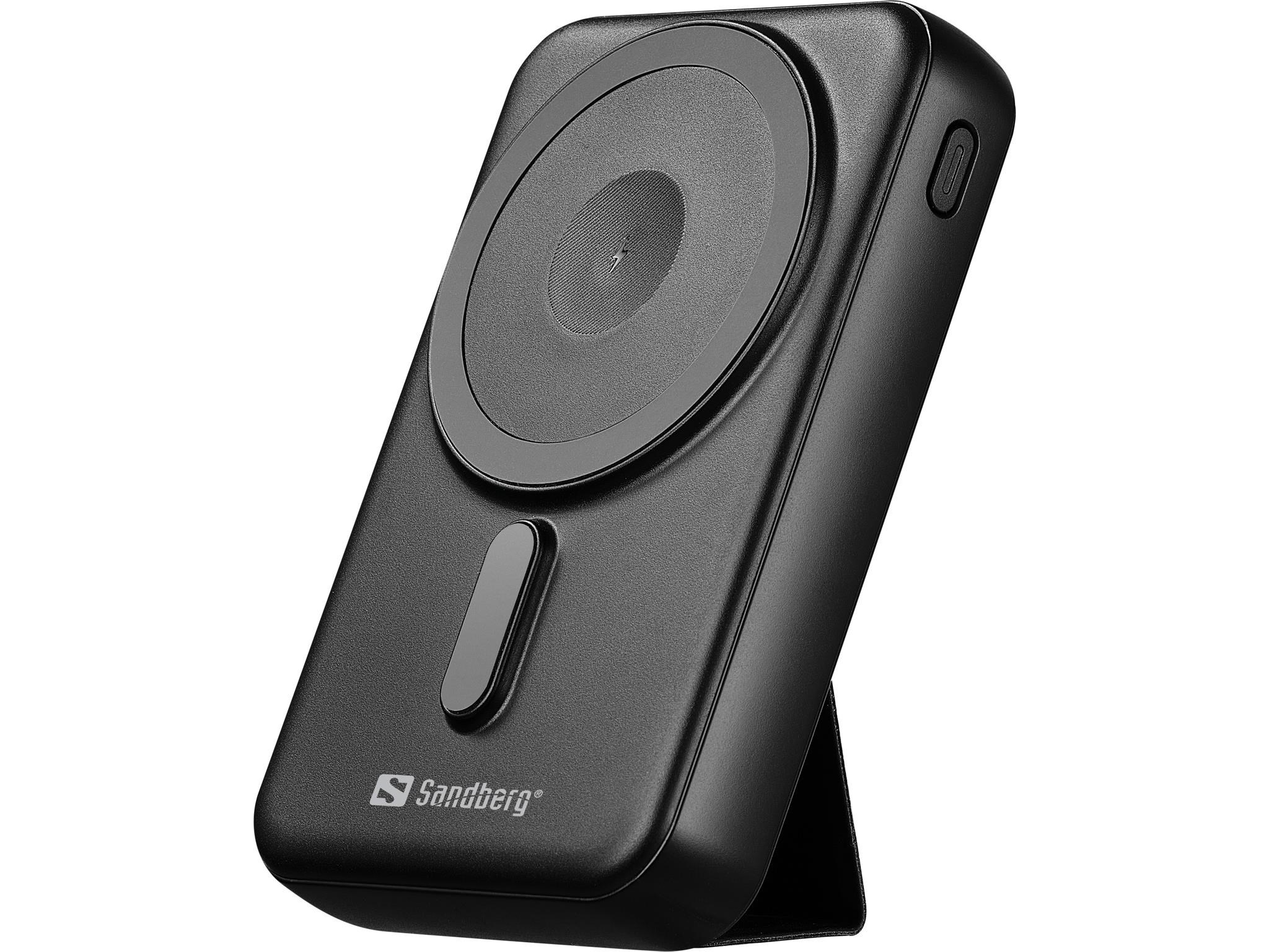 Sandberg Mag Wireless Powerbank 10000 - 10000 Mah - Powerbank Akku Schwarz 420-94