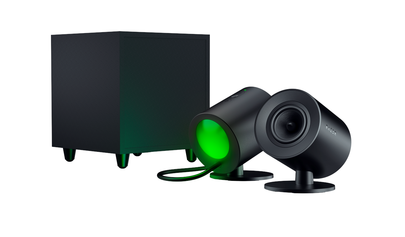 Razer Nommo V2 - 2.1 Pc-lautsprecher - Schwarz - Lautsprecher Computer
