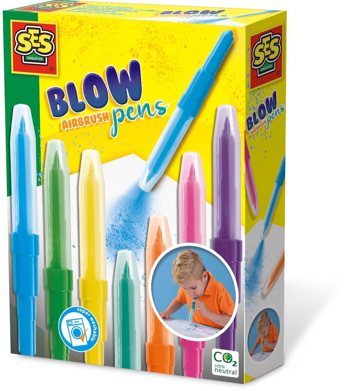 Ses Creative Blow Airbrush Felt Pens - Kreativ Spiele 00275