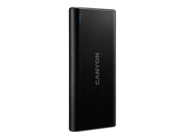 Canyon Pb-106 10.000 Mah Powerbank 2x Usb-a, Schwarz - 10000 Mah - Powerbank Akku