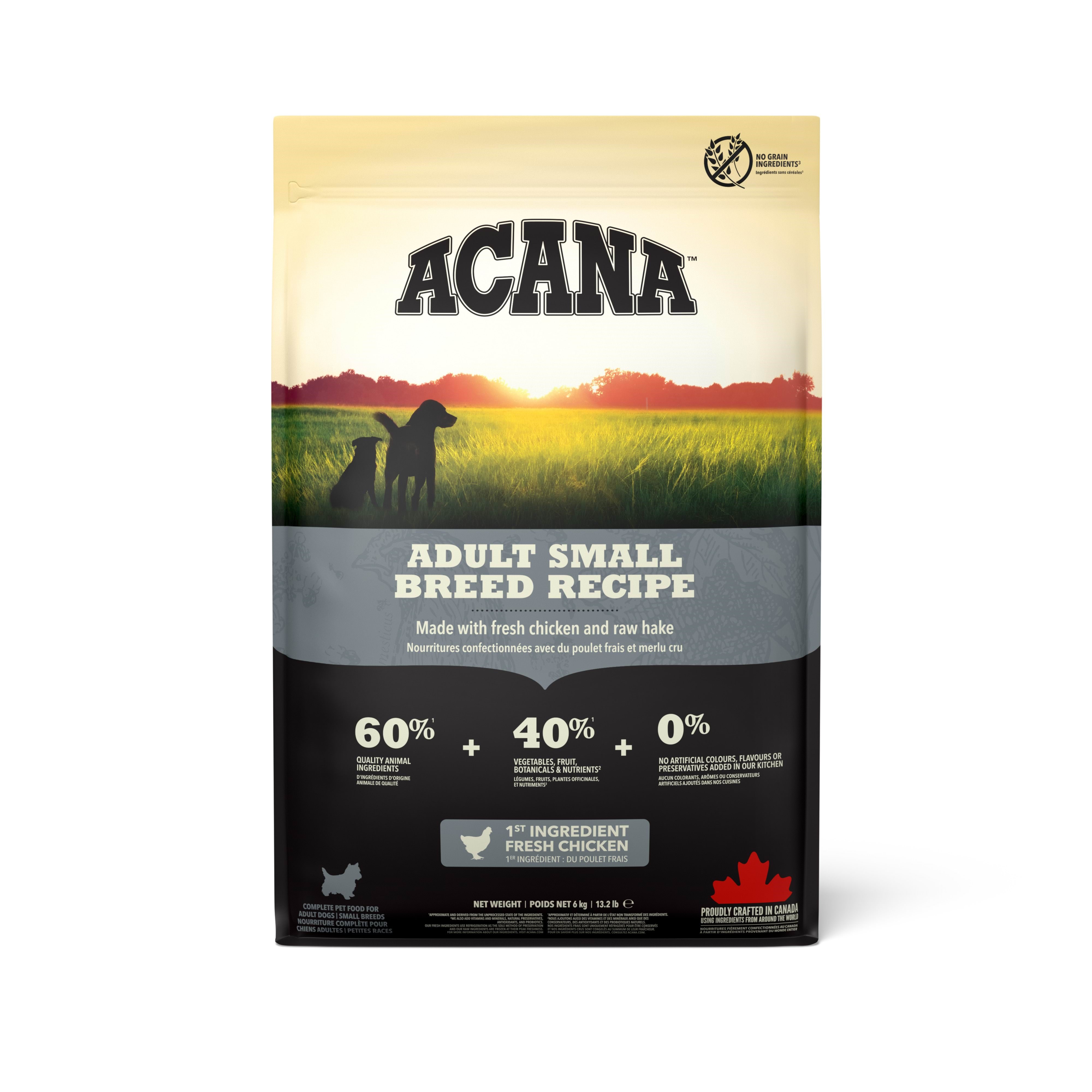 Acana Adult Small Breed Recipe Dry Dog Food 6kg - Hunde