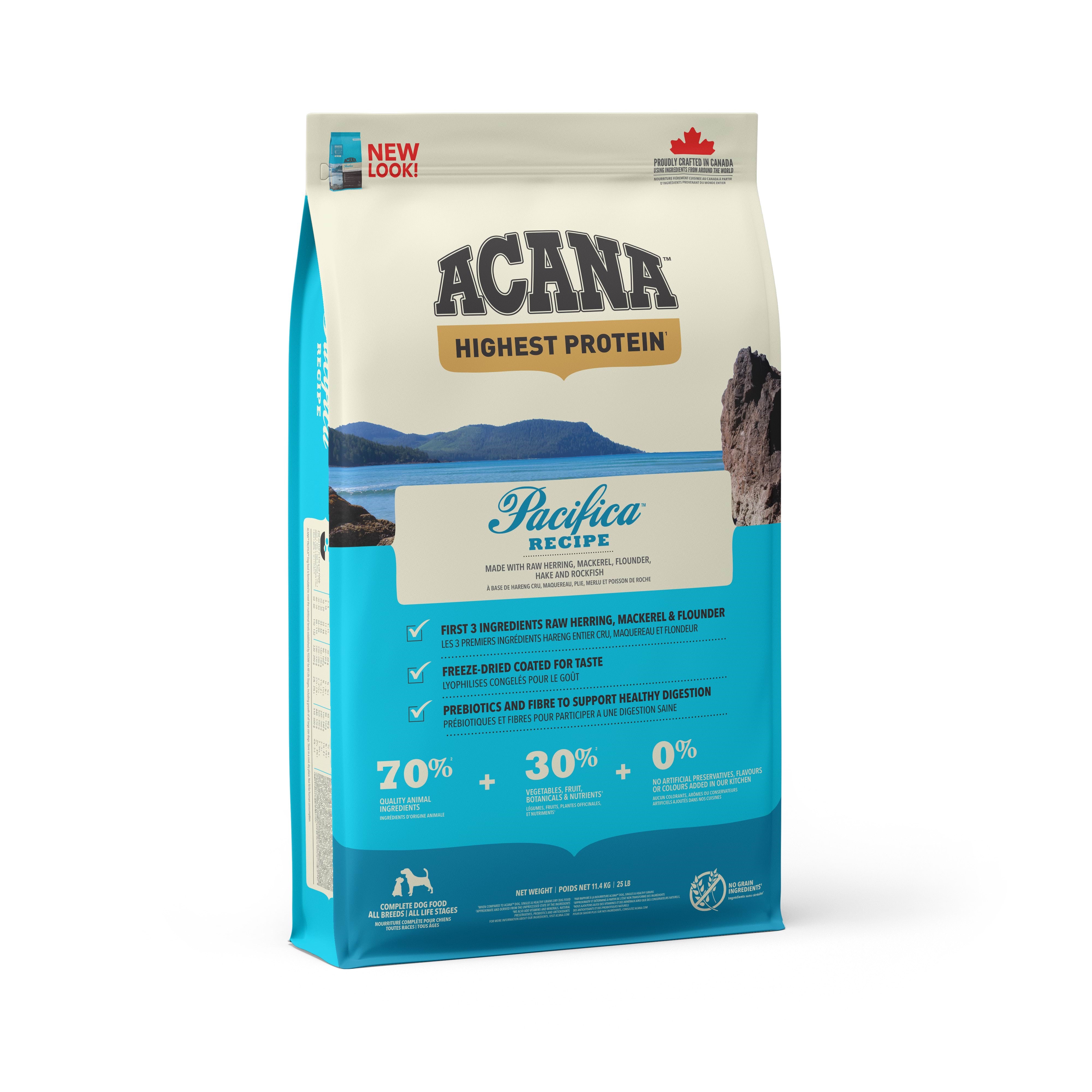 Acana Pacifica Dry Dog Food 11.4kg - Hunde Aca039e