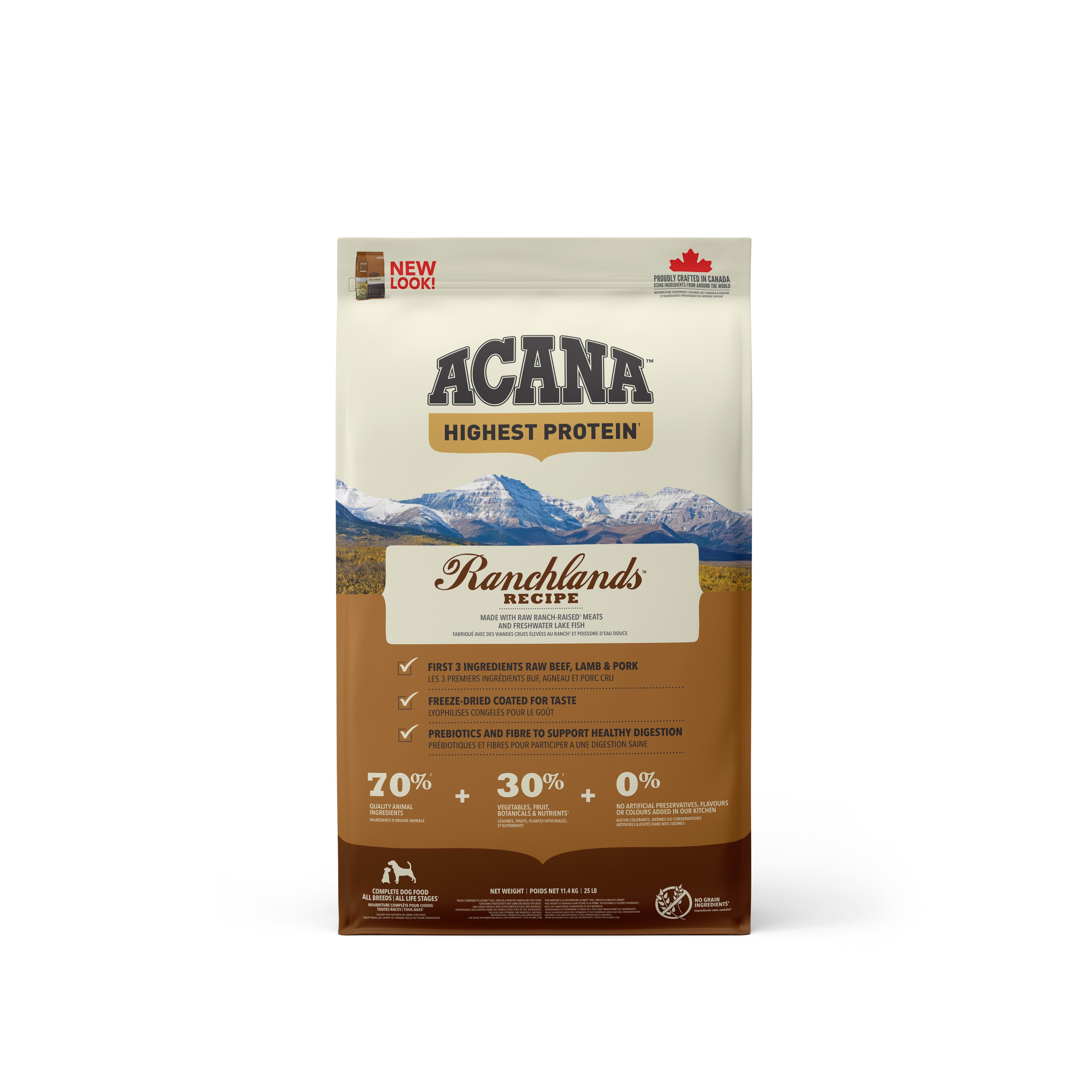 Acana Ranchlands Dry Dog Food 11.4kg - Hunde