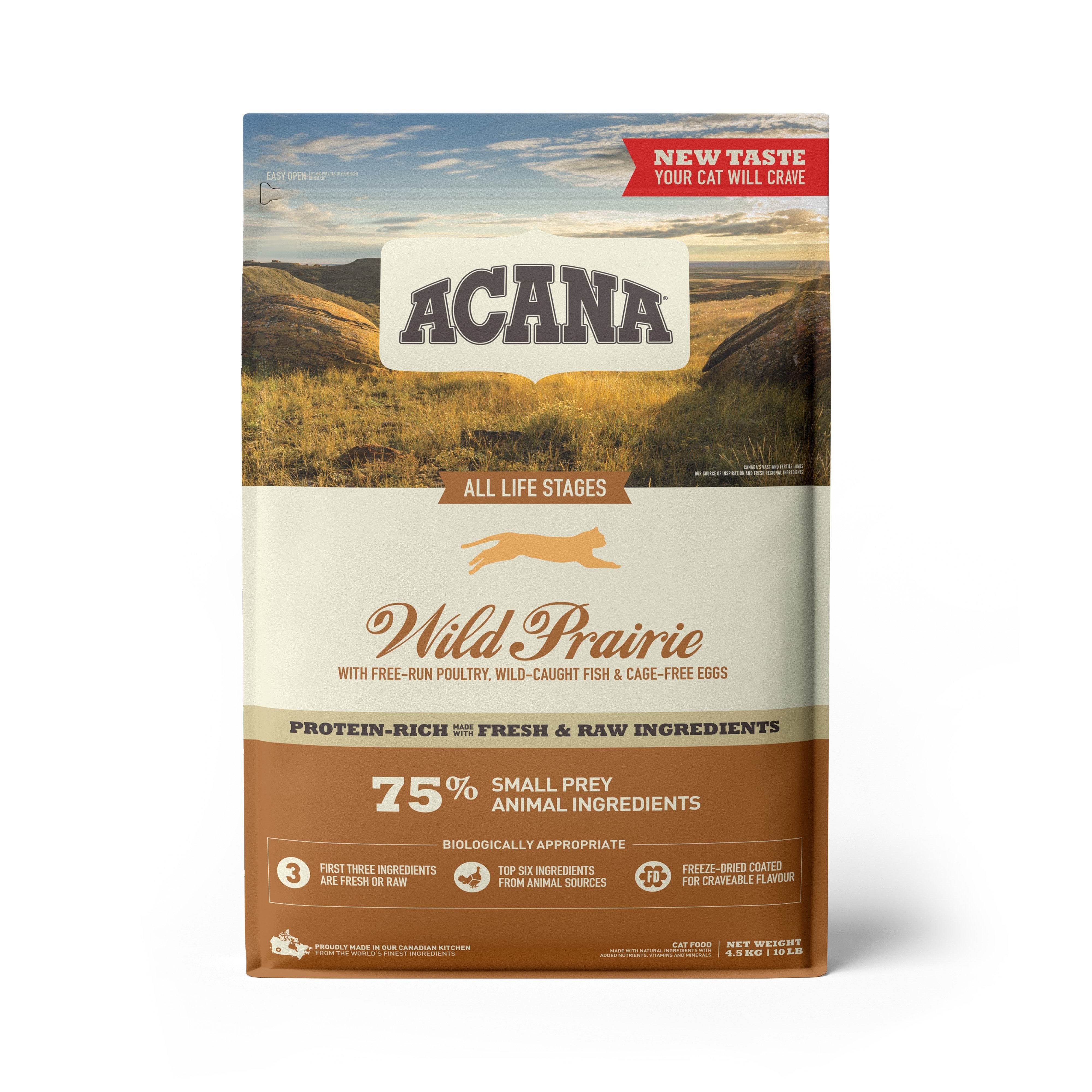 Acana Wild Prairie Dry Cat Food 4.5kg - Katzen 064992714581
