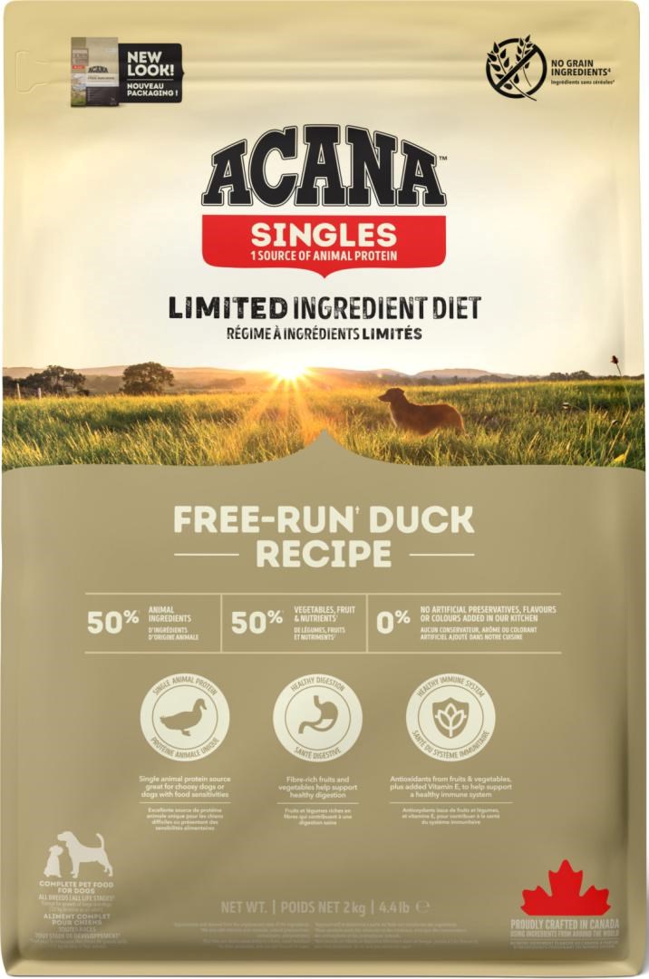 Acana Free Run Duck Dry Dog Food 2kg - Hunde