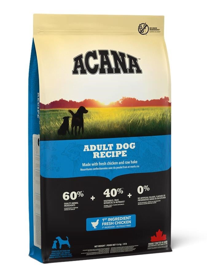 Acana Adult Dog Recipe Dry Dog Food 11.4kg - Hunde