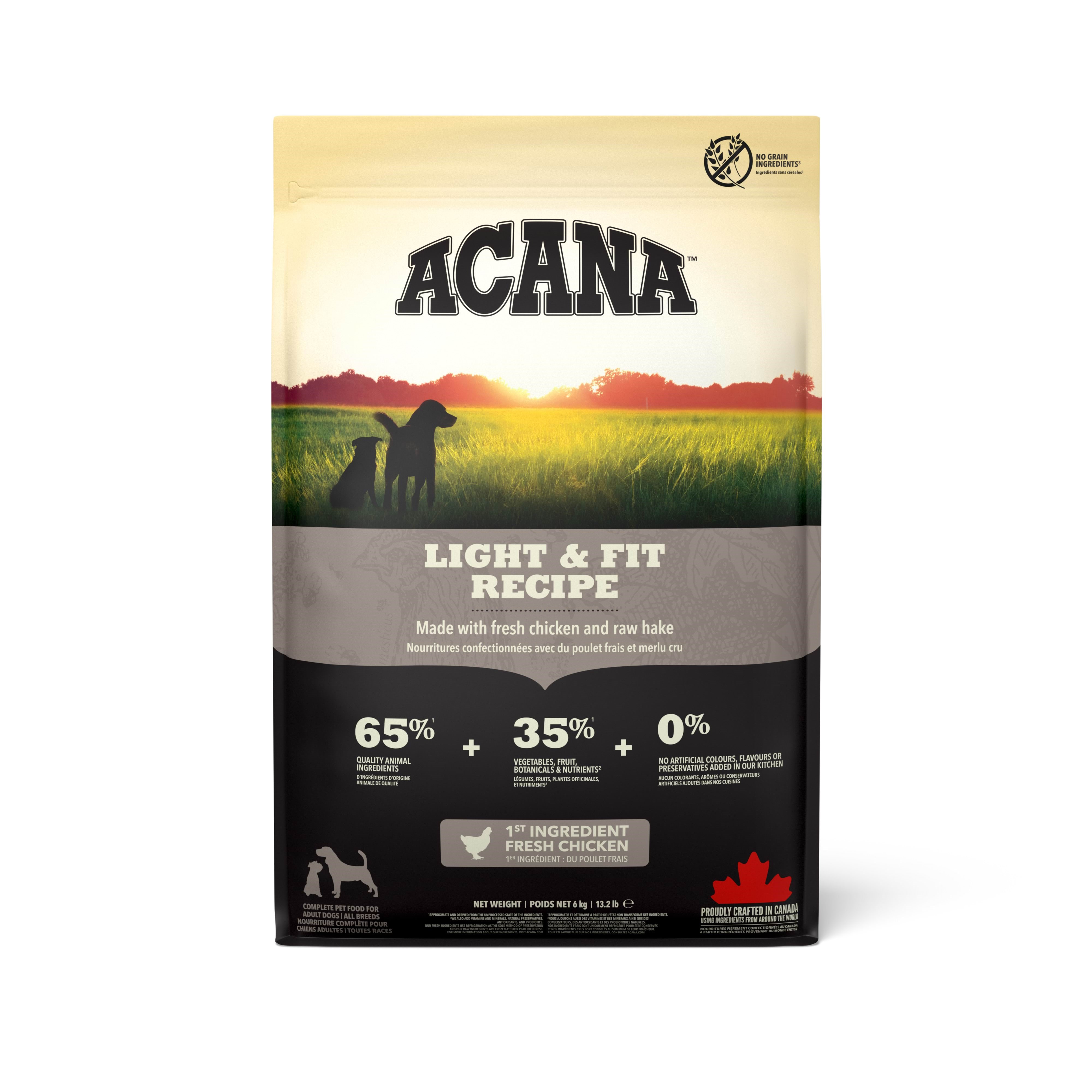 Acana Light & Fit Recipe Dry Dog Food 6kg - Hunde