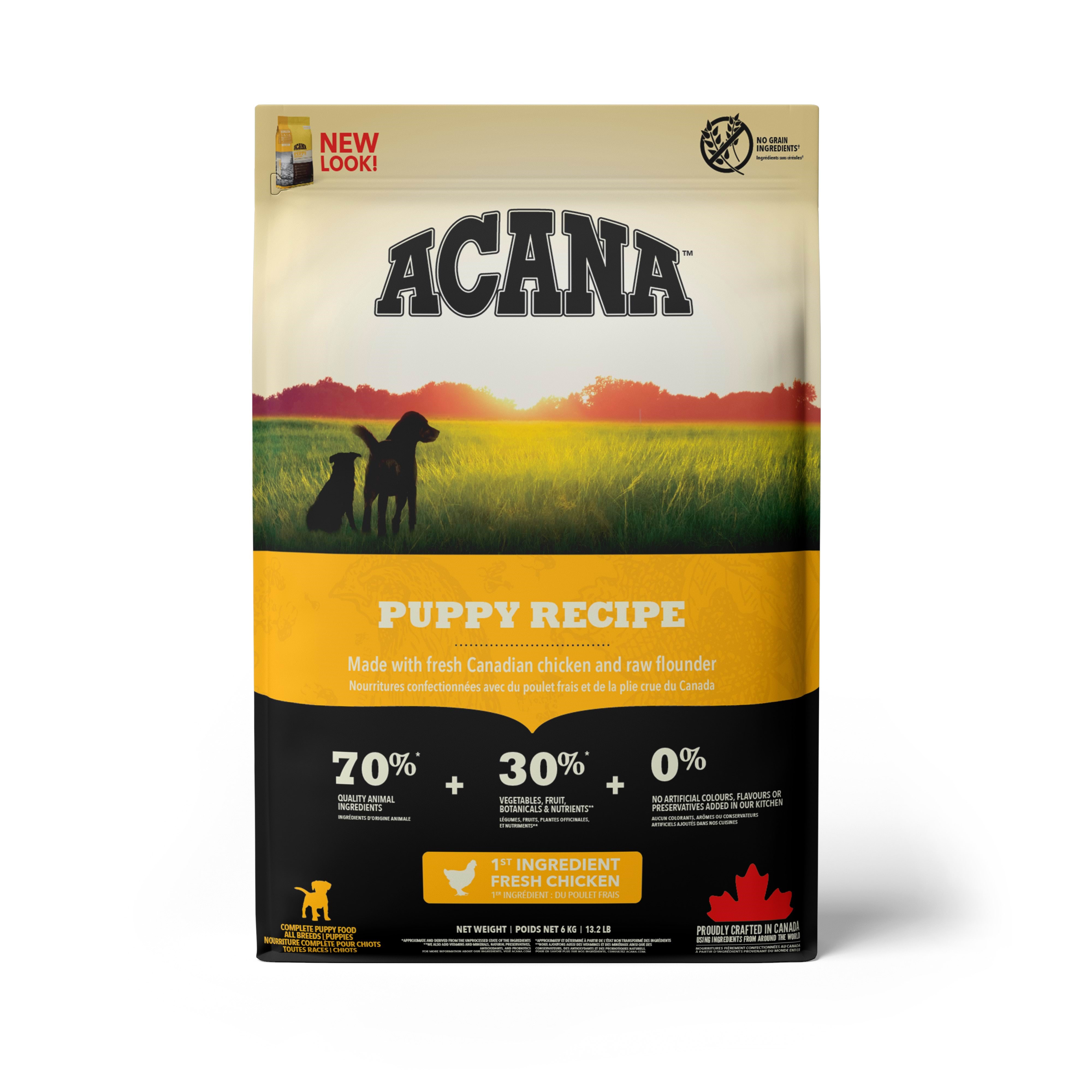 Acana Puppy Recipe Dry Dog Food 11.4kg - Hunde