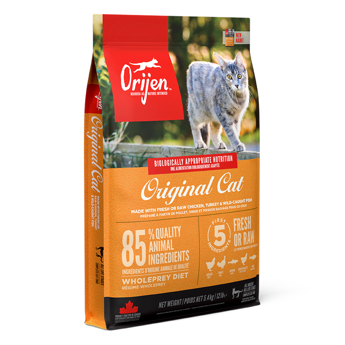 Orijen Original Cat Dry Food 5.4kg - Katzen