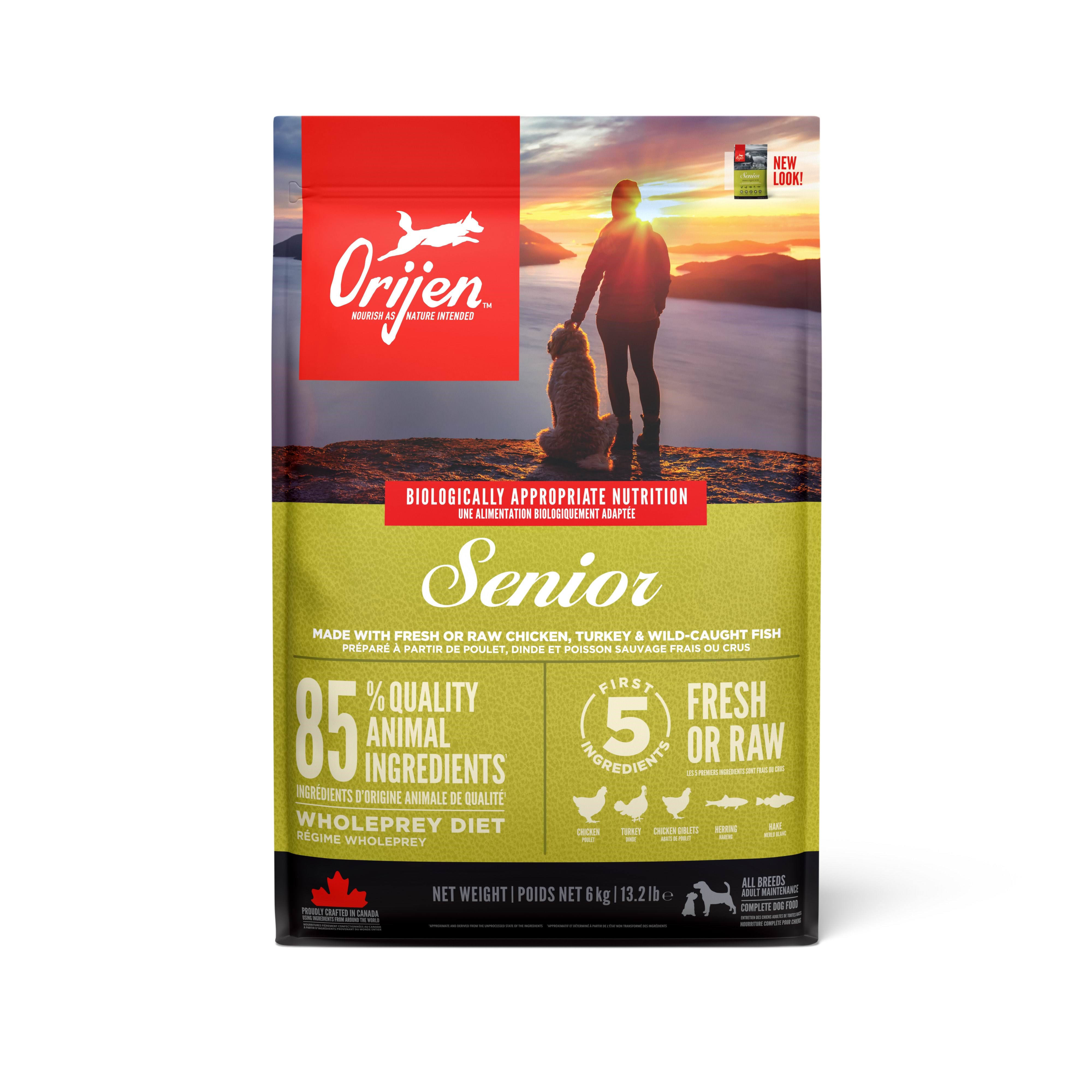 Orijen Senior Complete Dry Dog Food 6kg - Hunde