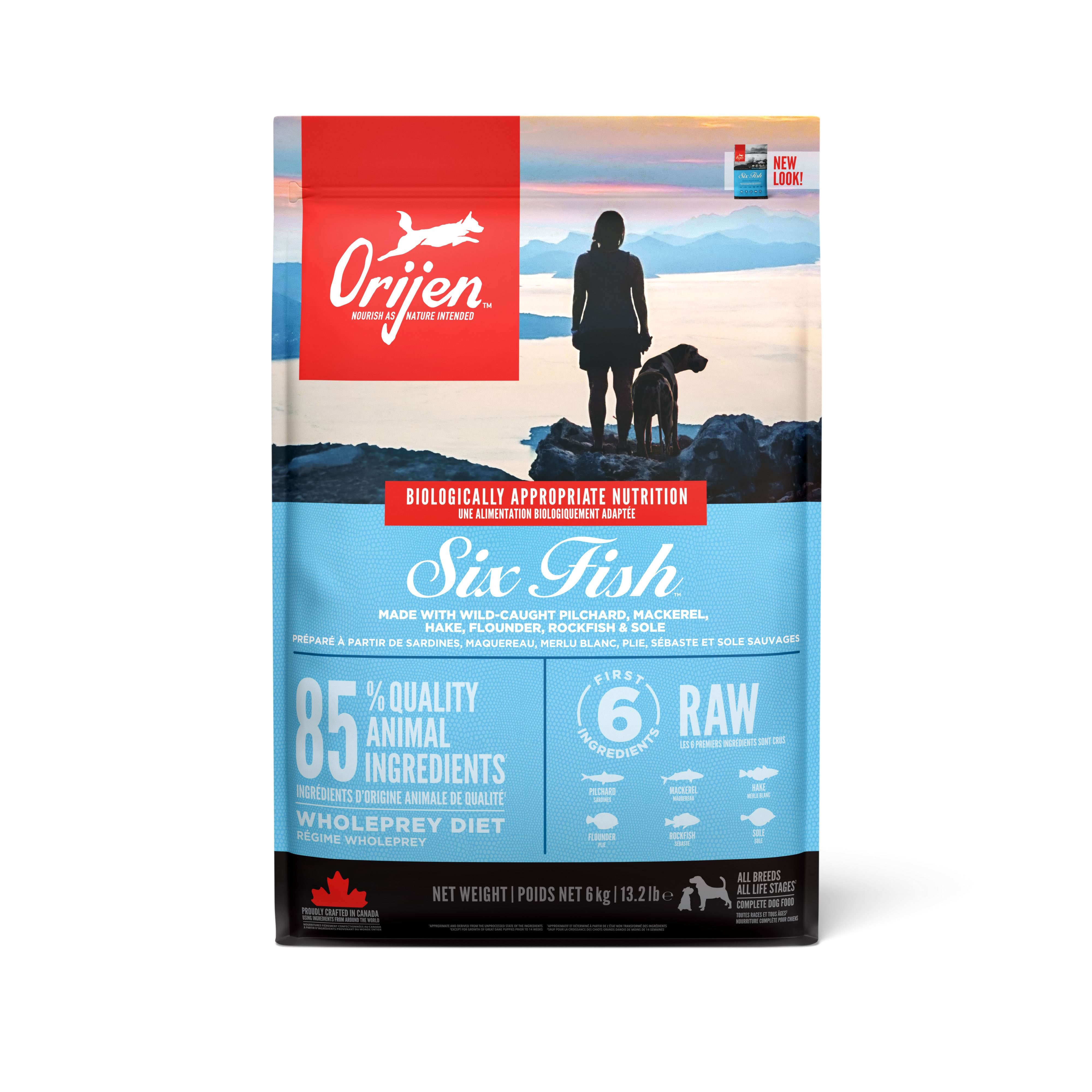 Orijen Six Fish Complete Dry Dog Food 2kg - Hunde