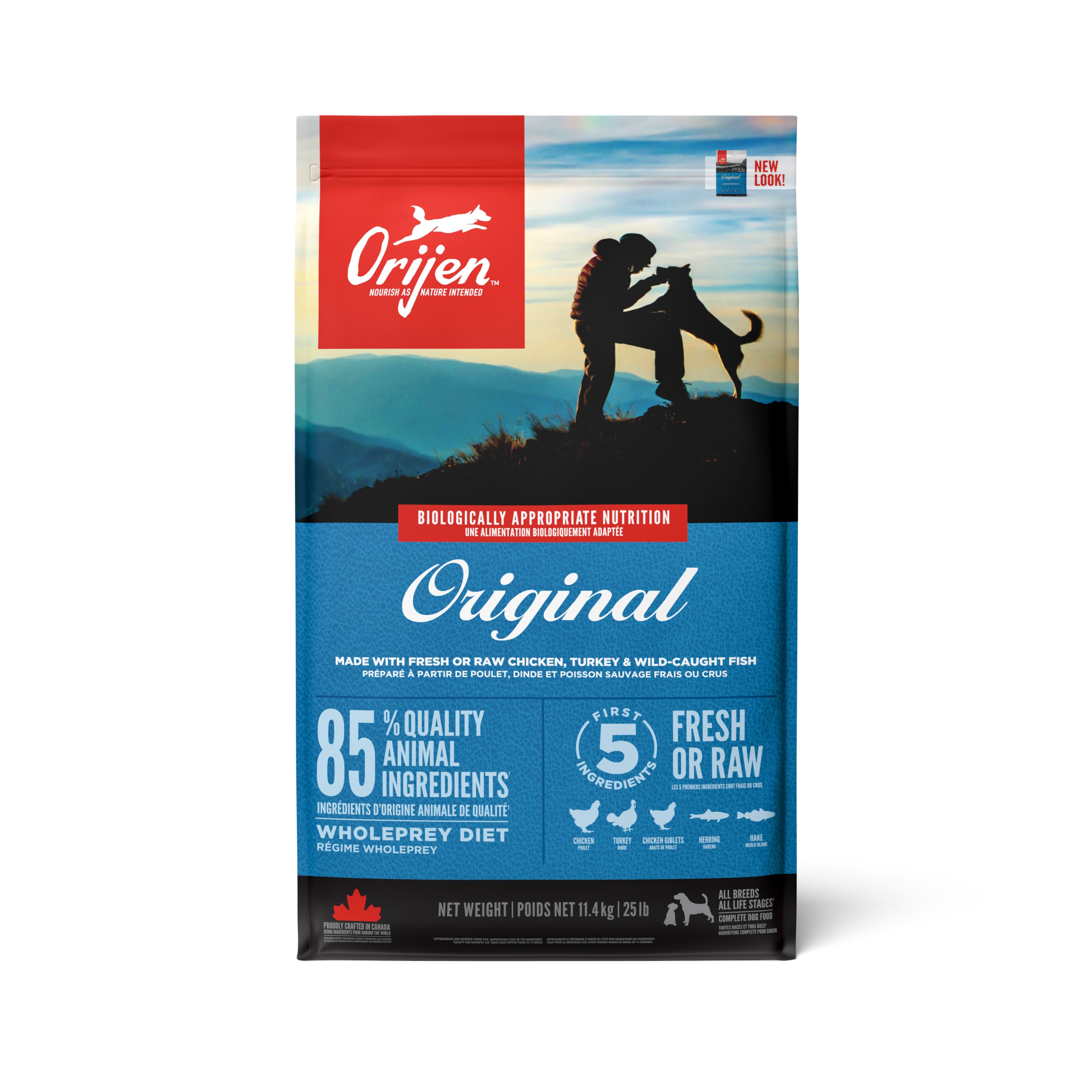 Orijen Original Complete Dry Dog Food 11.4kg - Hunde 064992182120