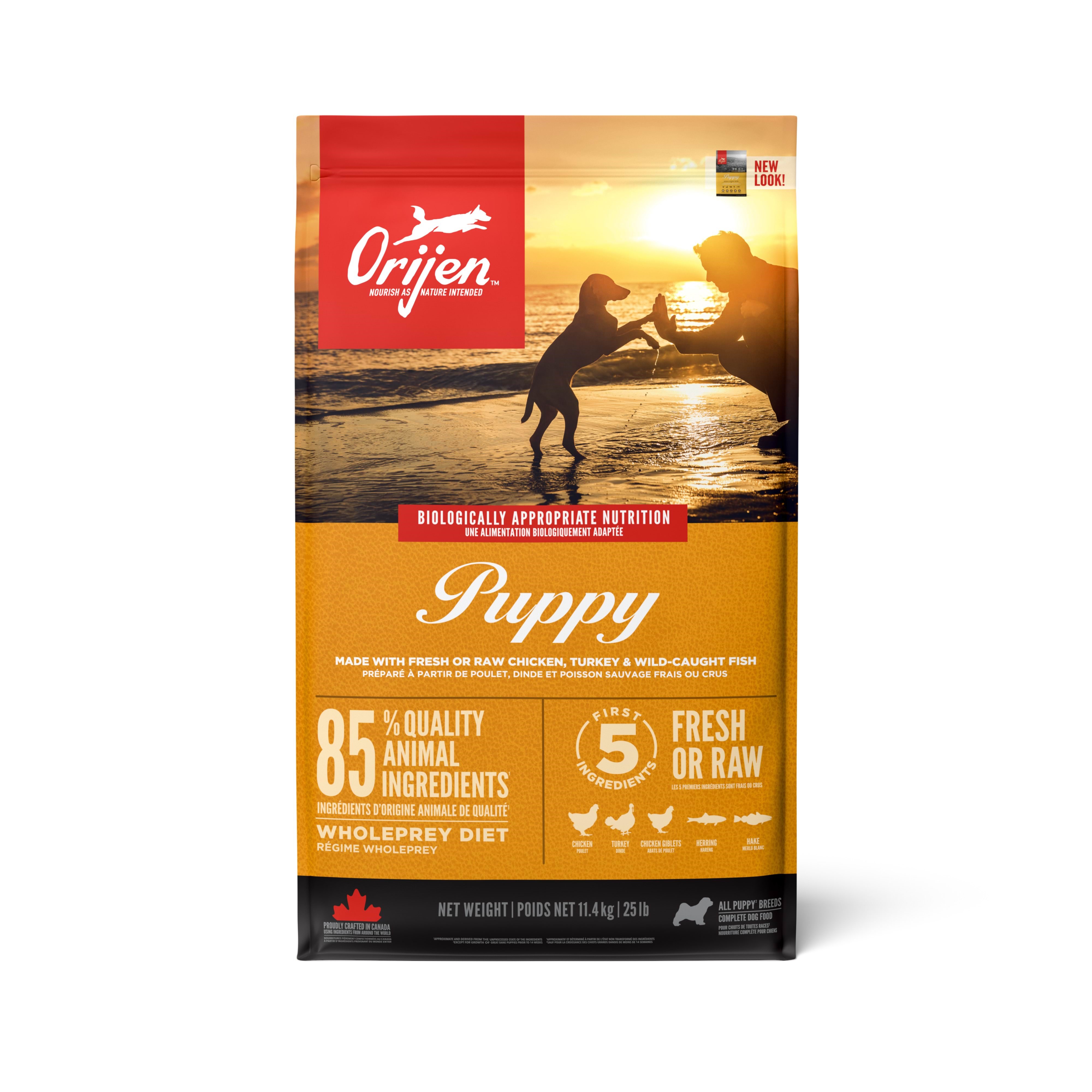 Orijen Puppy Complete Quality Dry Dog Food 11.4kg - Hunde 064992180126