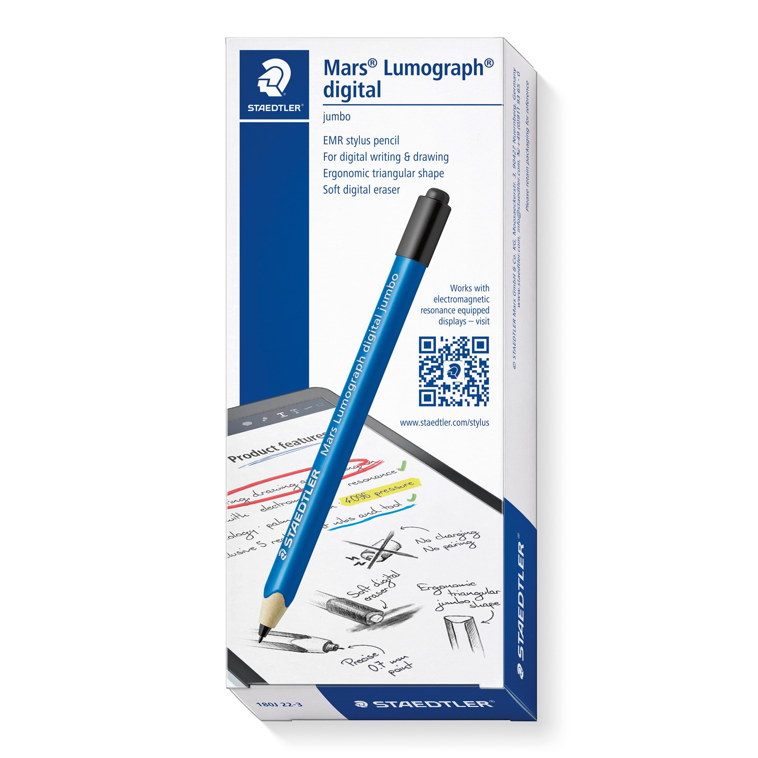 Staedtler Mars Lumograph Digital Jumbo Stylus Pencil - Utensilien Zum Schreiben Und Zeichnen
